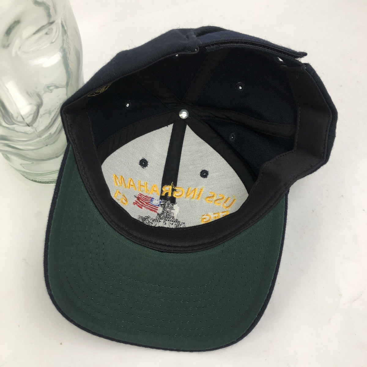 USS INGRAHAM FFG 61  The Corps USA Made Navy Baseball Cap Hat Adjustable - LOOK