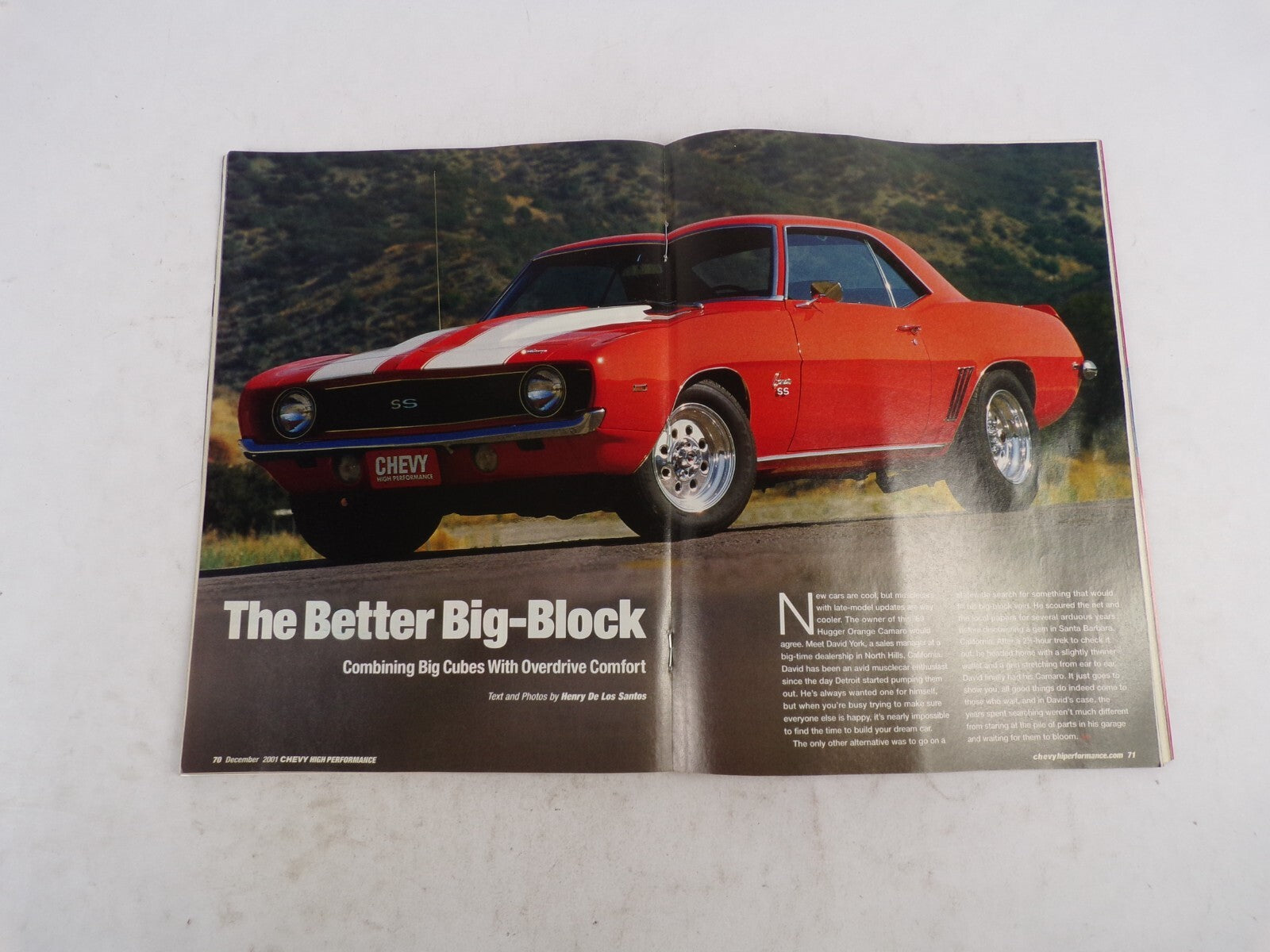 December 2001 Chevy High Performance Monster 7-Carb Test! High-Horsepower Cylind