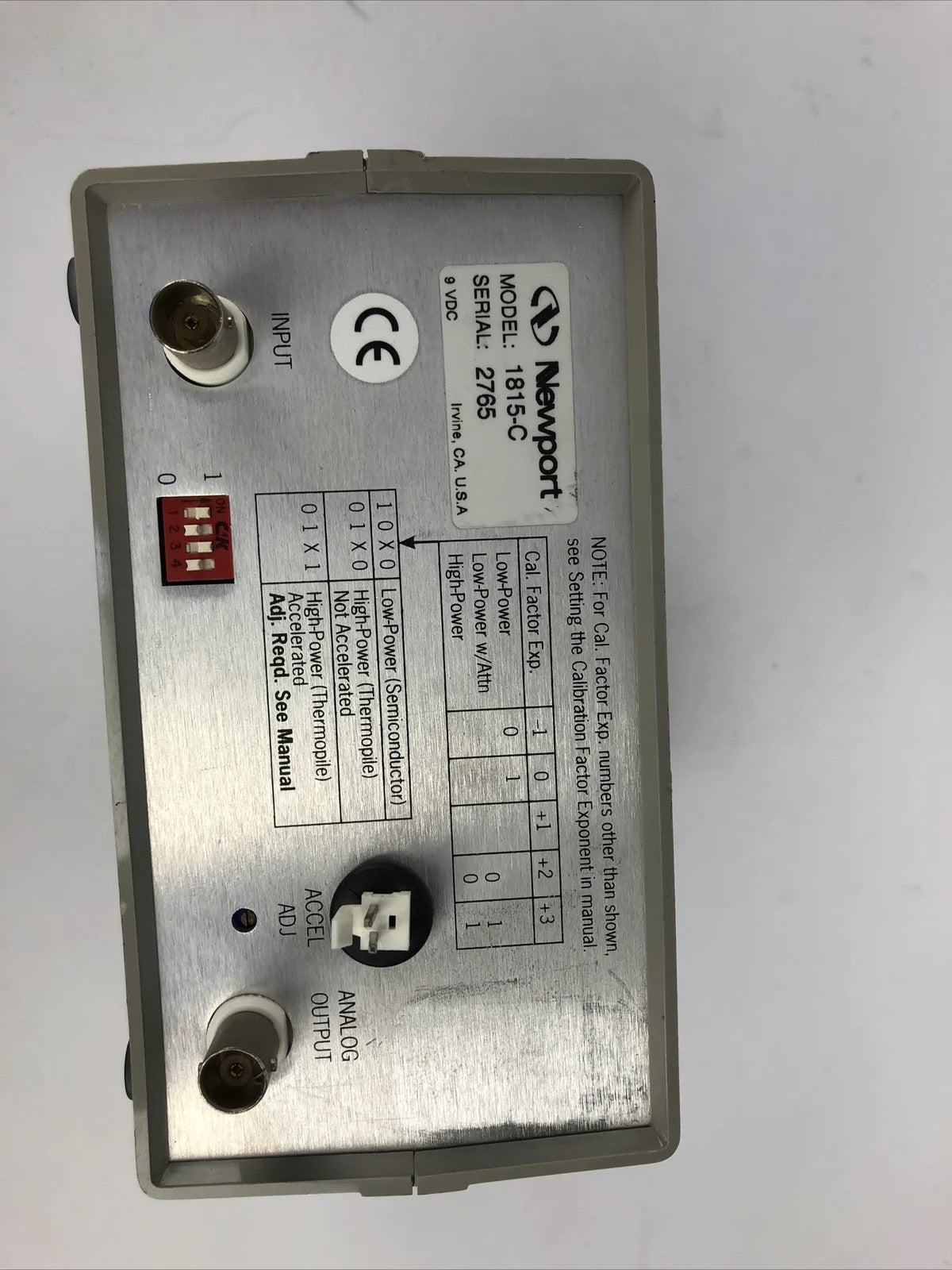 Newport 1815-C Optical Power Meter - Fast Free Shipping Via FedEx Ground
