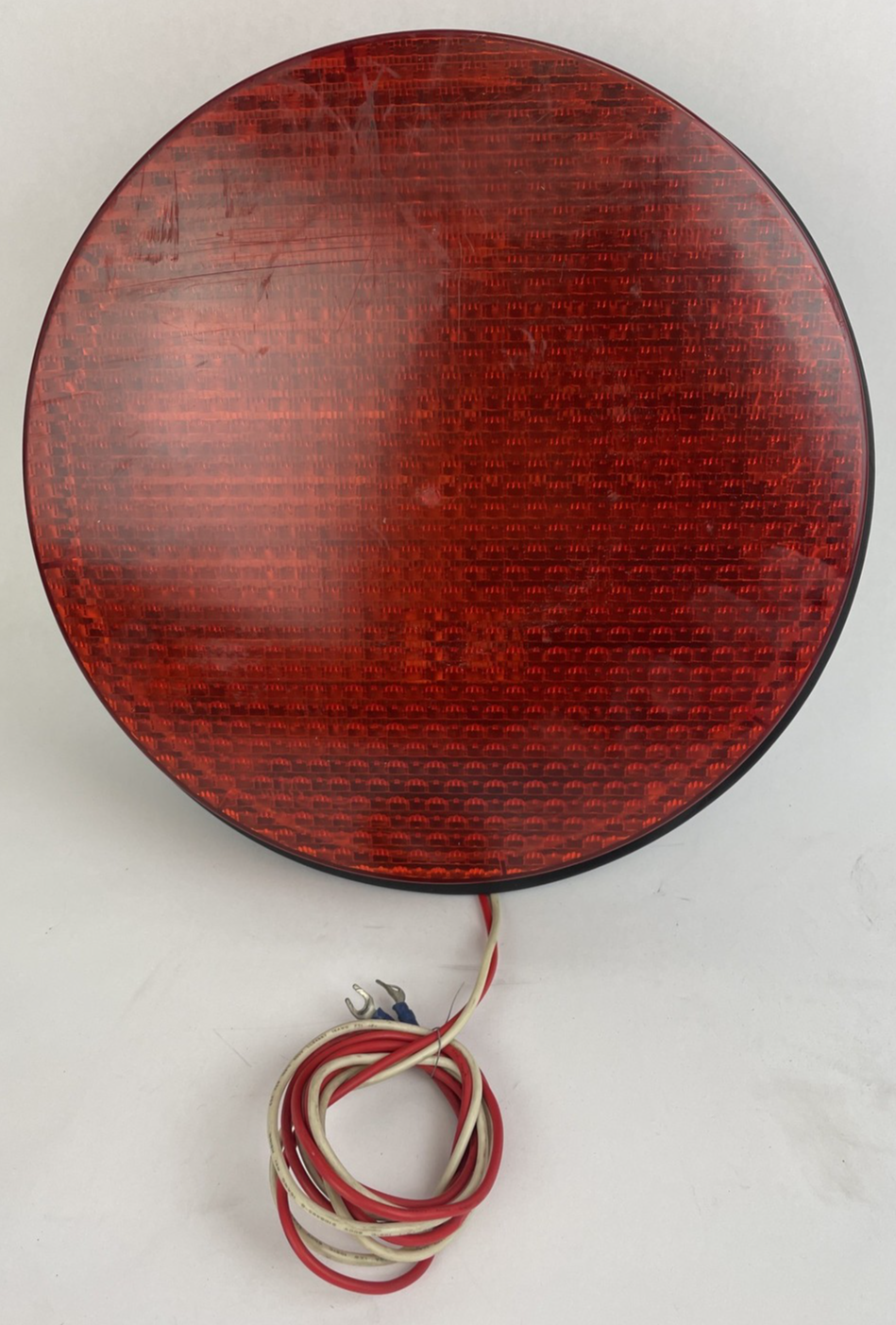 12" General Electric GE RED LED Traffic Light Signal Lens 120V Model  DR6