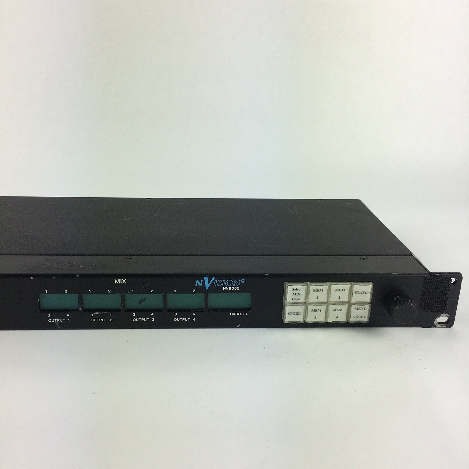 NVision NV9055 Control Panel w/4 Green Audio Connectors