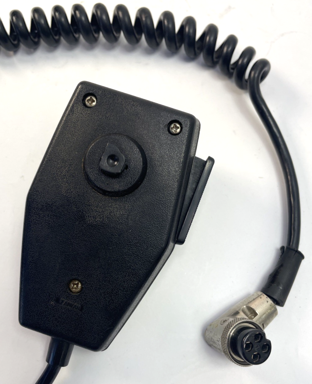 Vintage Cobra Handheld CB Radio Mic Microphone 4 Pin Female 90 Degree Connection