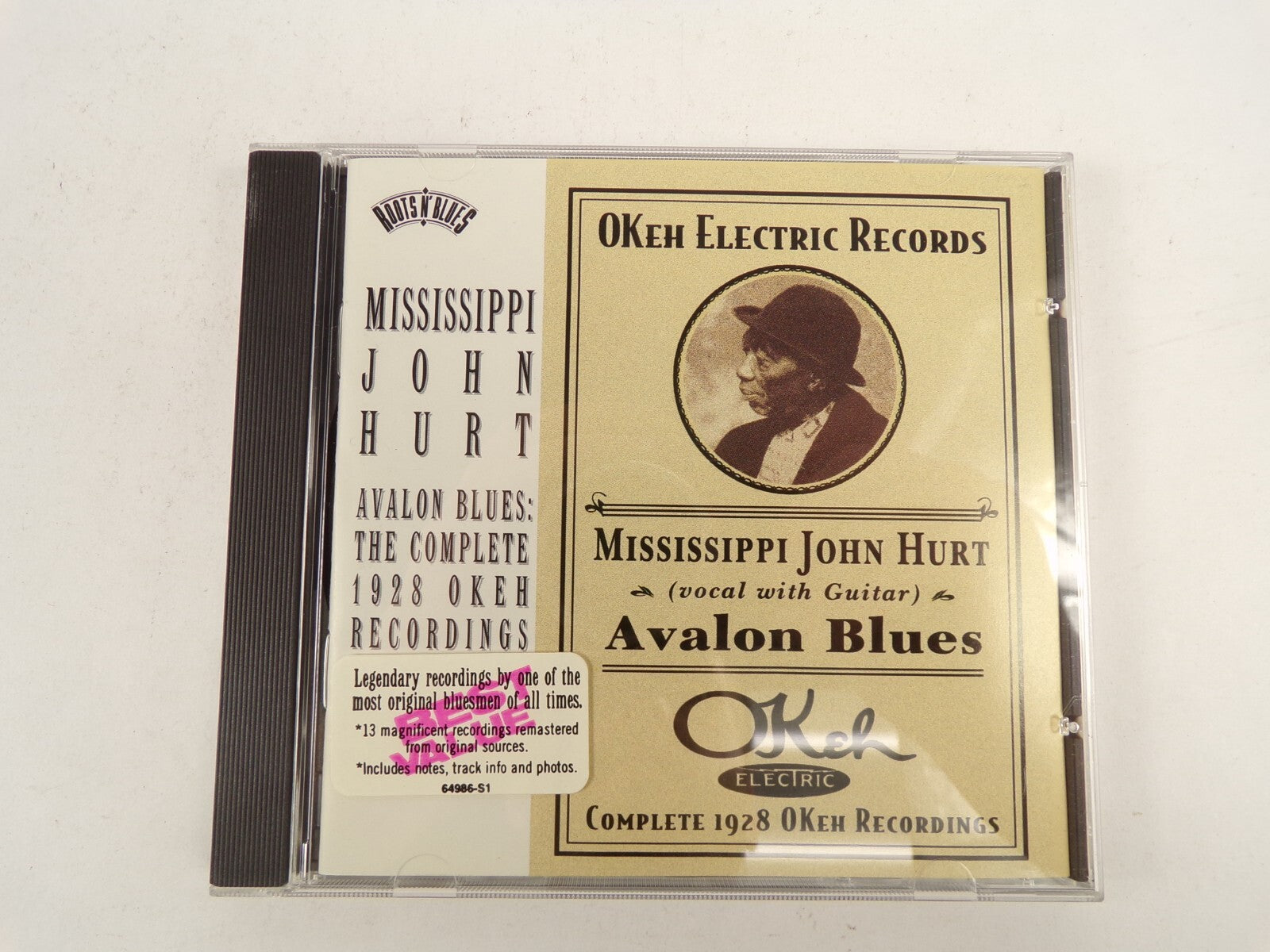 Mississippi John Hurt Avalon Blues Frankie Louis Collins Stack O'Lee CD#44