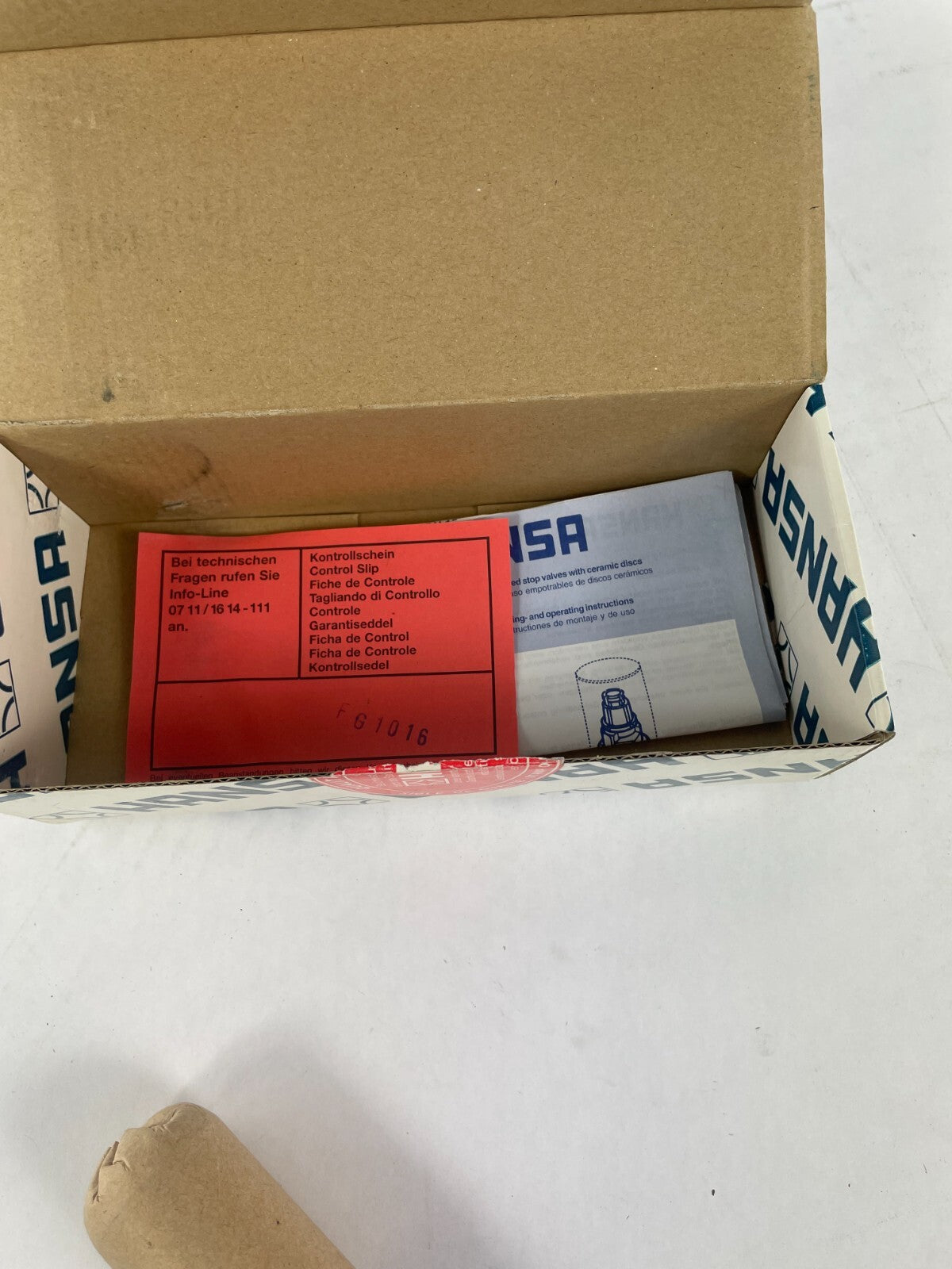 HANSA 0226 0100 0017 3/4 inch FPS concealed volume control valve brass rough in