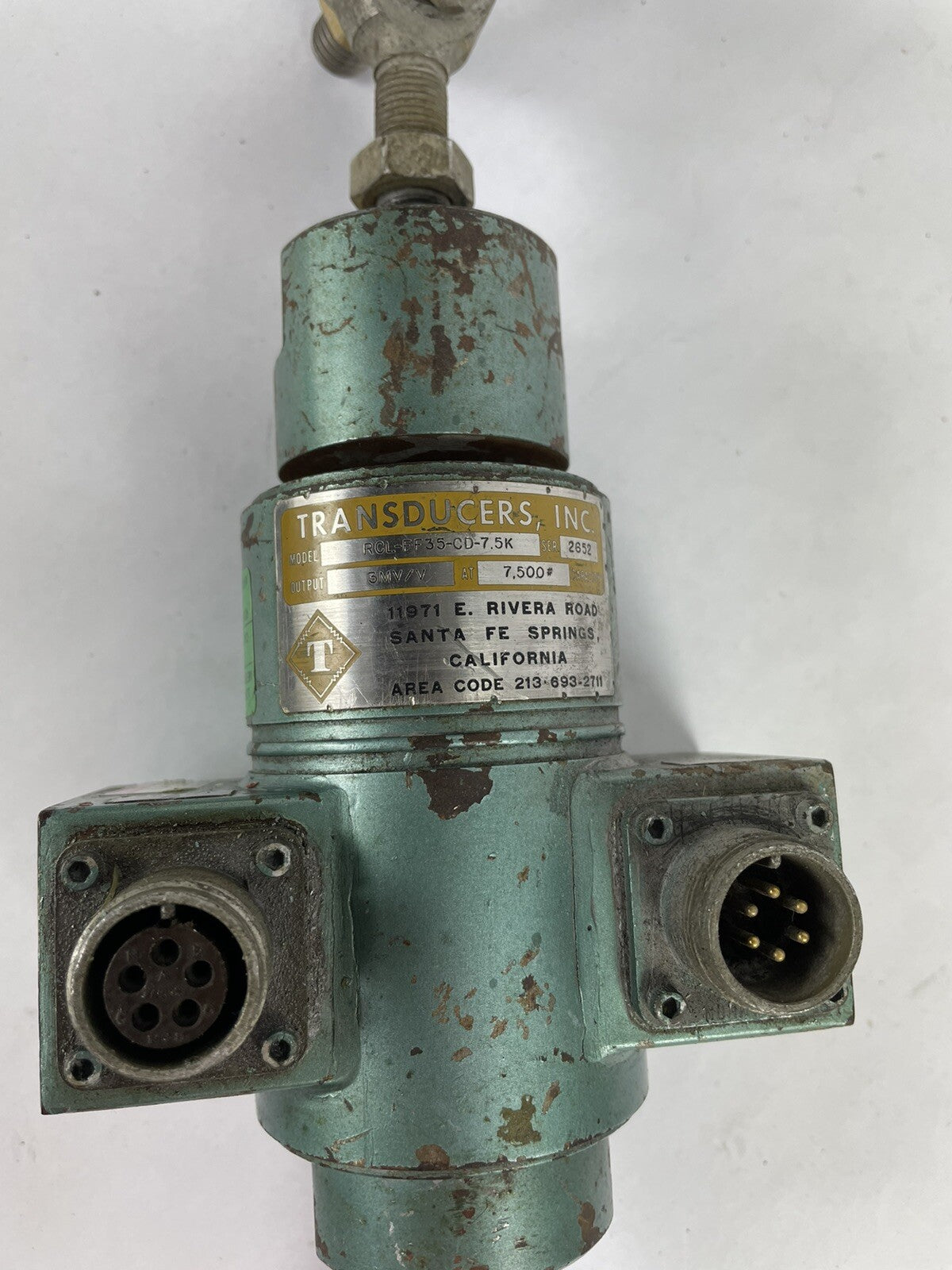 Transducers, Inc RCL-FF35-CD-7.5K Load Cell Transducer