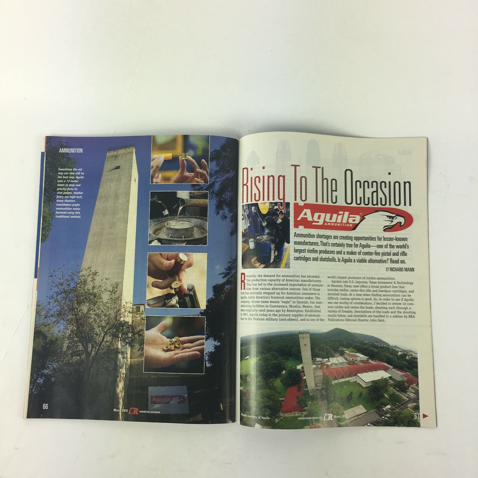 March 2016 American Rifleman Magazine Special Gold Silver Offers Inside