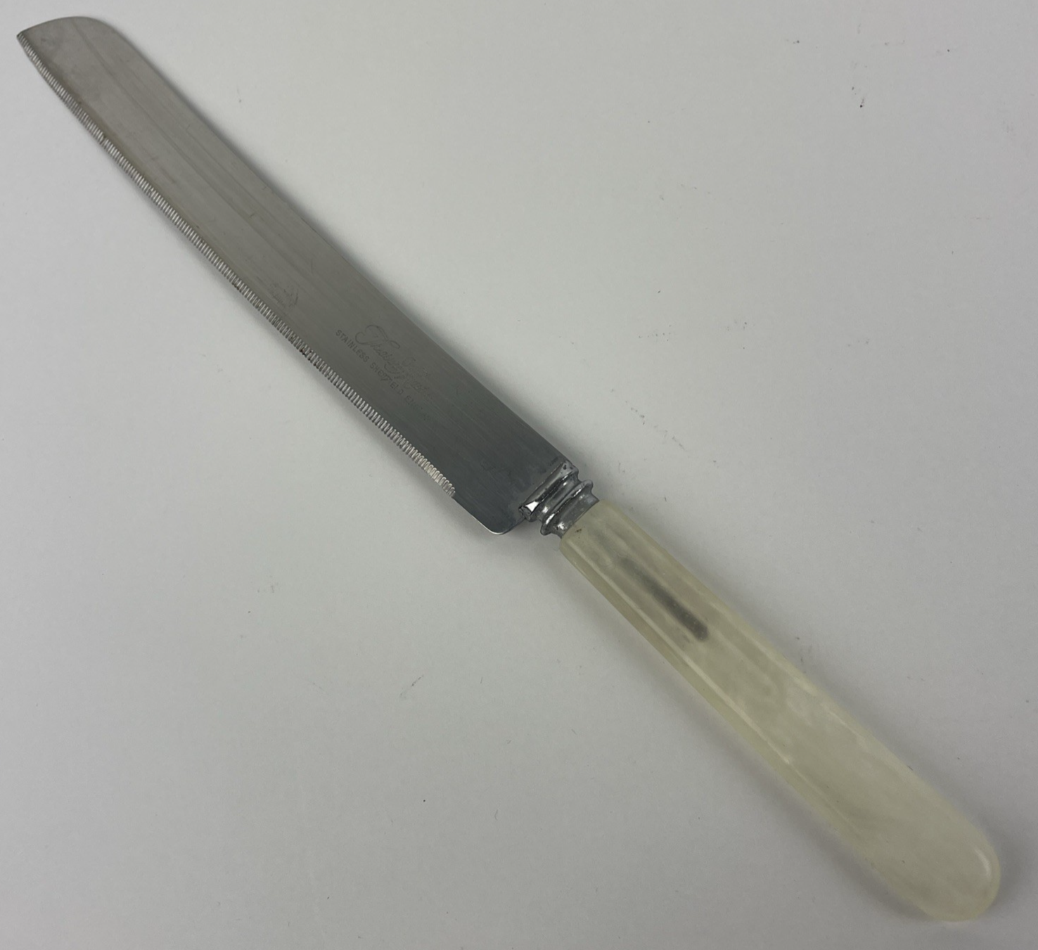 Treasure Masters Bread Cake Knife Stainless Steel Made In Sheffield England VTG