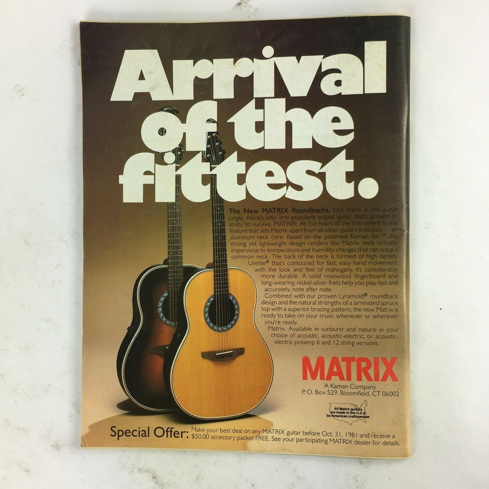 August 1981 Guitar World Magazine Jim Morrison and The Doors David Lindley Fahey