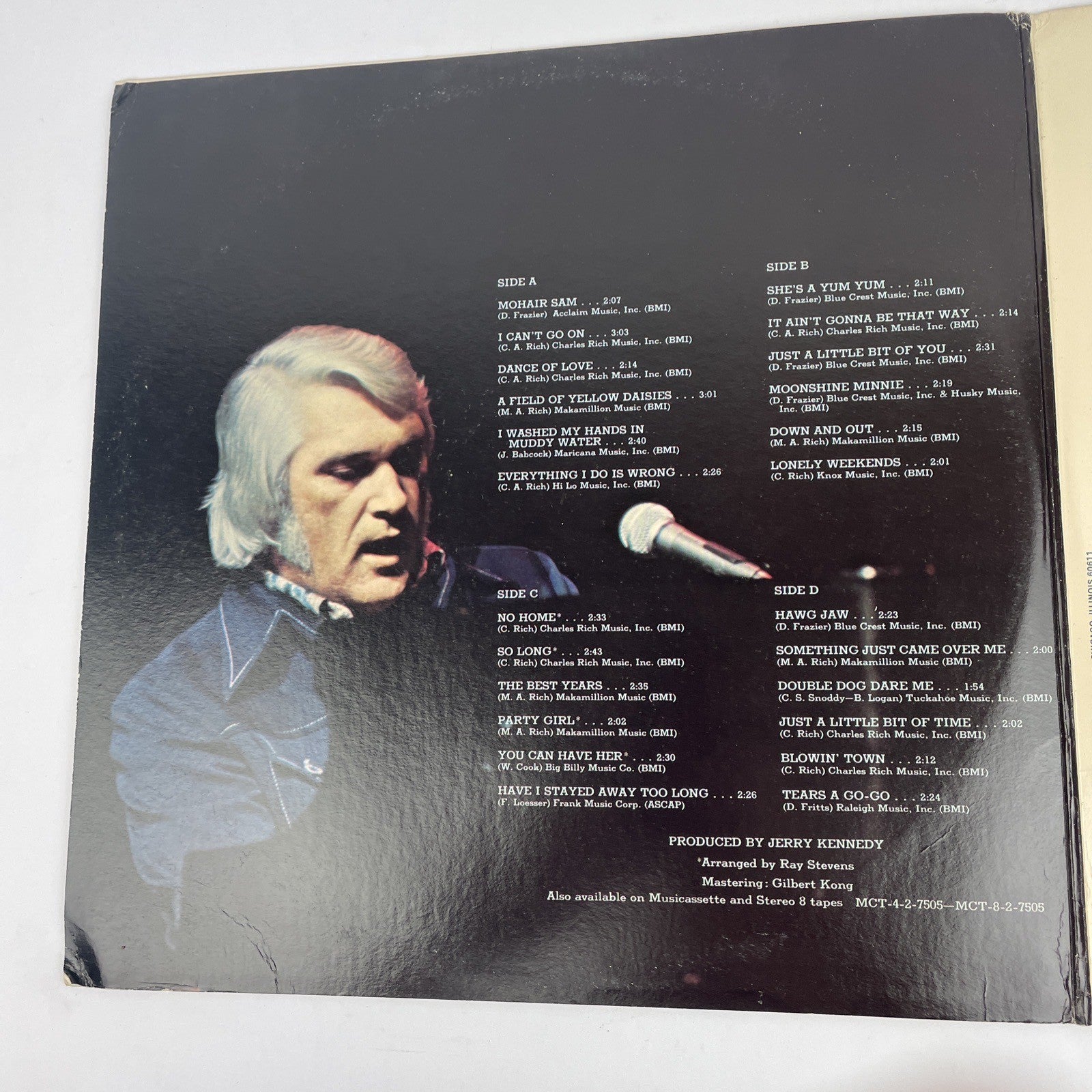 CHARLIE RICH Double LP " Fully Realized "  1974 Mercury Records Vinyl
