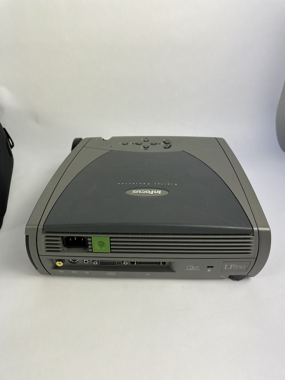 Infocus LP350 Portable Projector Bundle W/ Case + Cords - Tested and Working