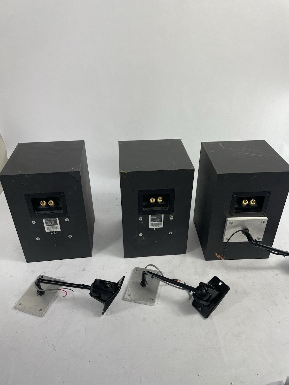 Lot of 3:  Alesis Point Seven Shielded Reference Monitor Speakers 4 Ohms 100W