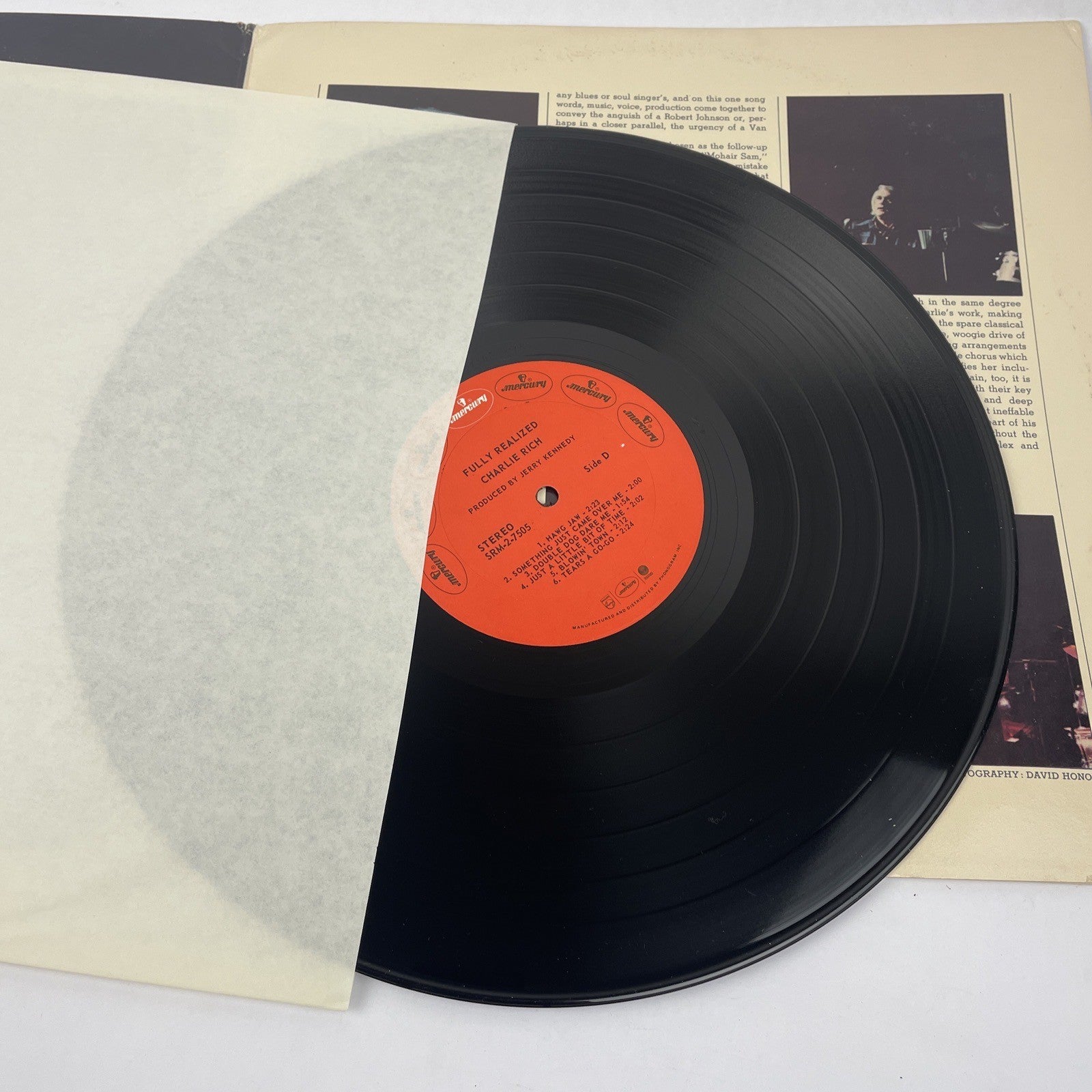 CHARLIE RICH Double LP " Fully Realized "  1974 Mercury Records Vinyl