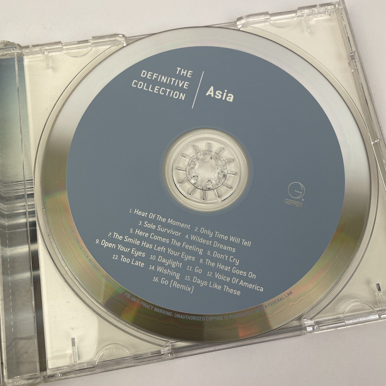 The Definitive Collection - Asia Audio CD 2006 Geffen Records - Mint Disc #1