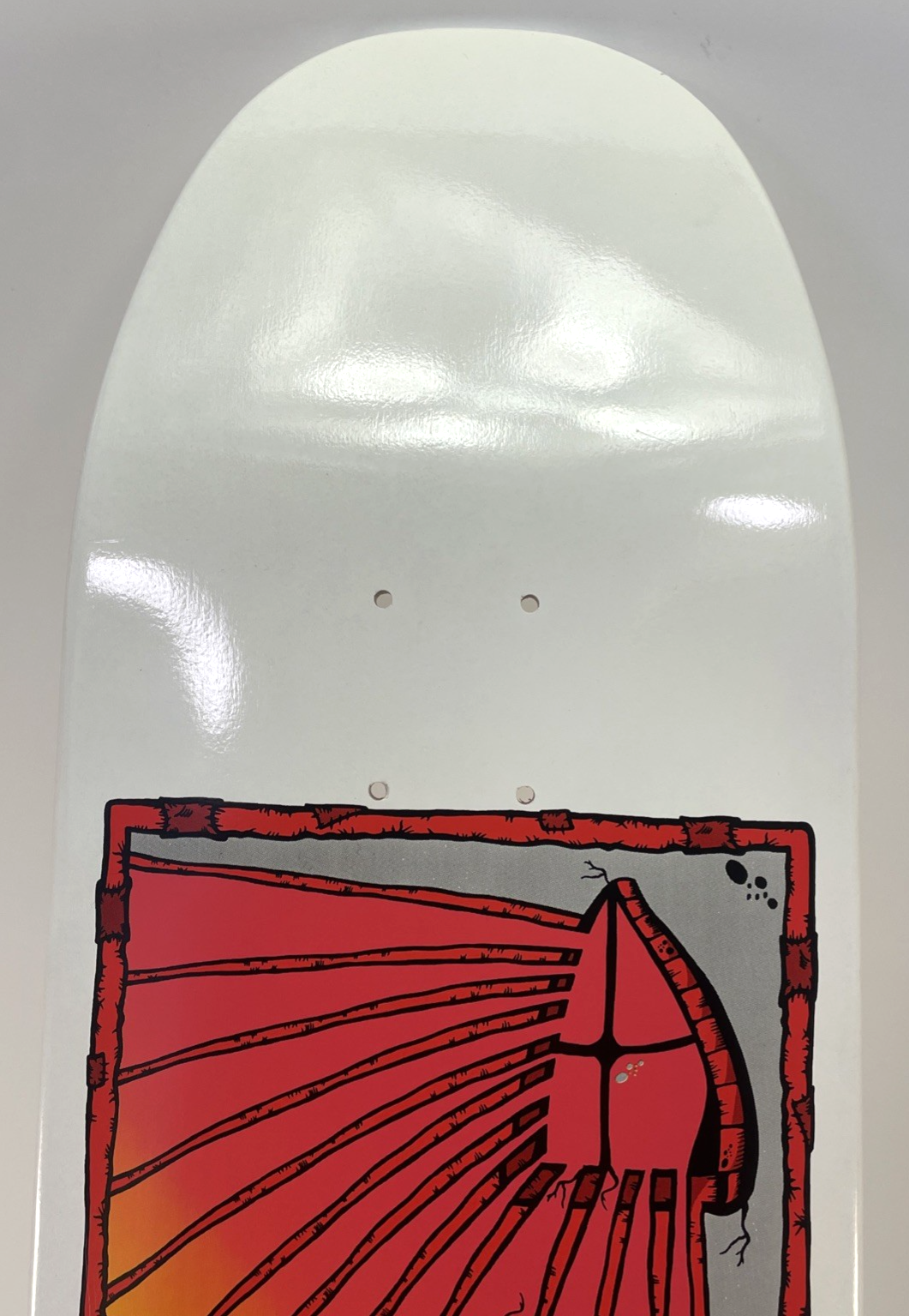 Matt Hensley Stained Glass Scooter Puppet Reissue H-STREET White Dip Signed