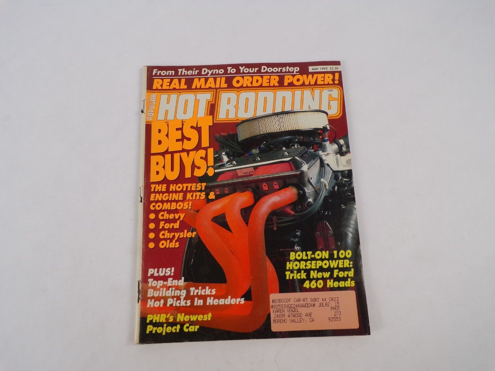 July 1992 Hot Rodding Magazine Best Buys! Real Mail Order Power! The Hottest