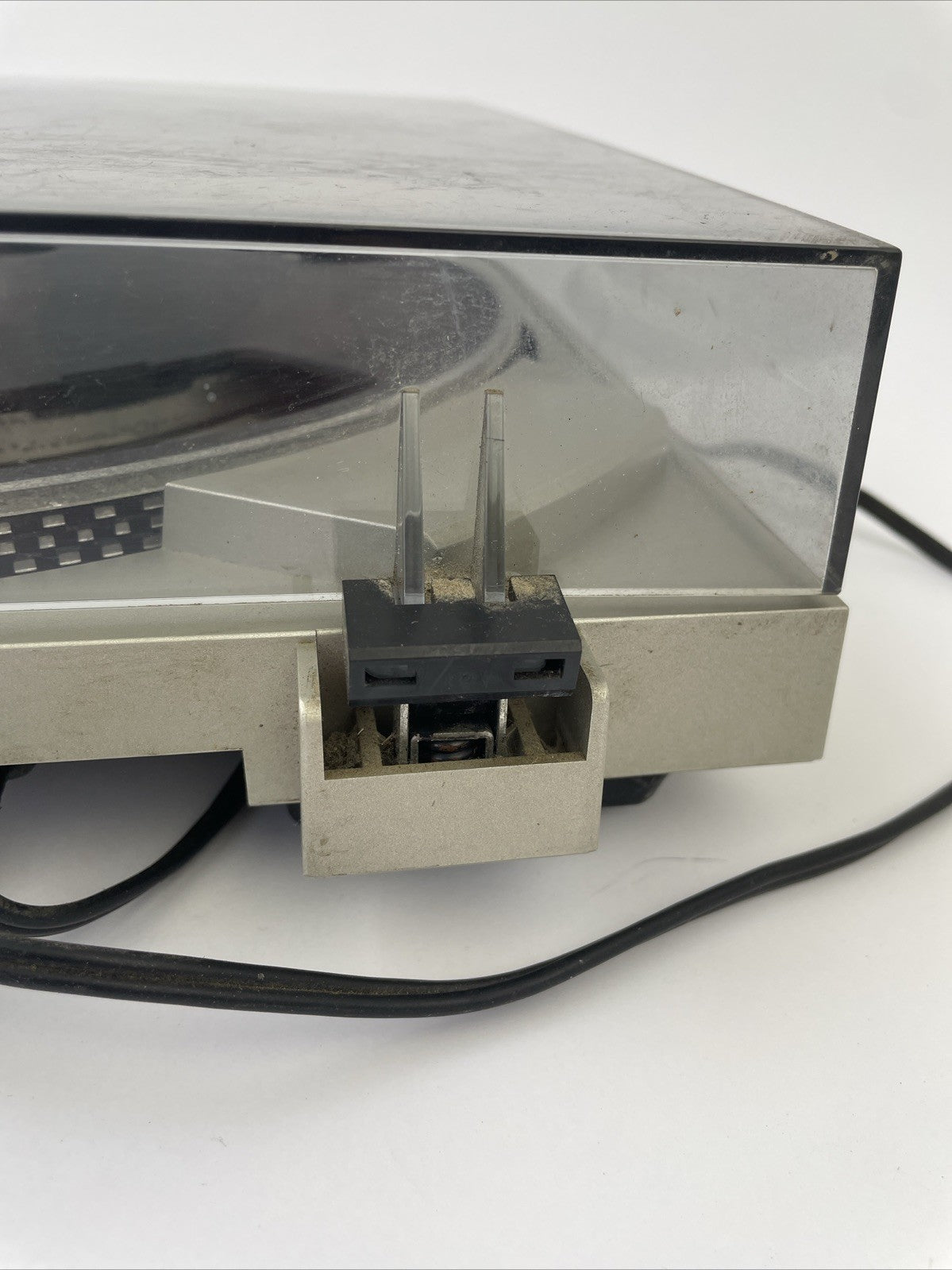 Technics SL-B100 Turntable w Audio Technica TC150EP Stylus For Parts or Repair