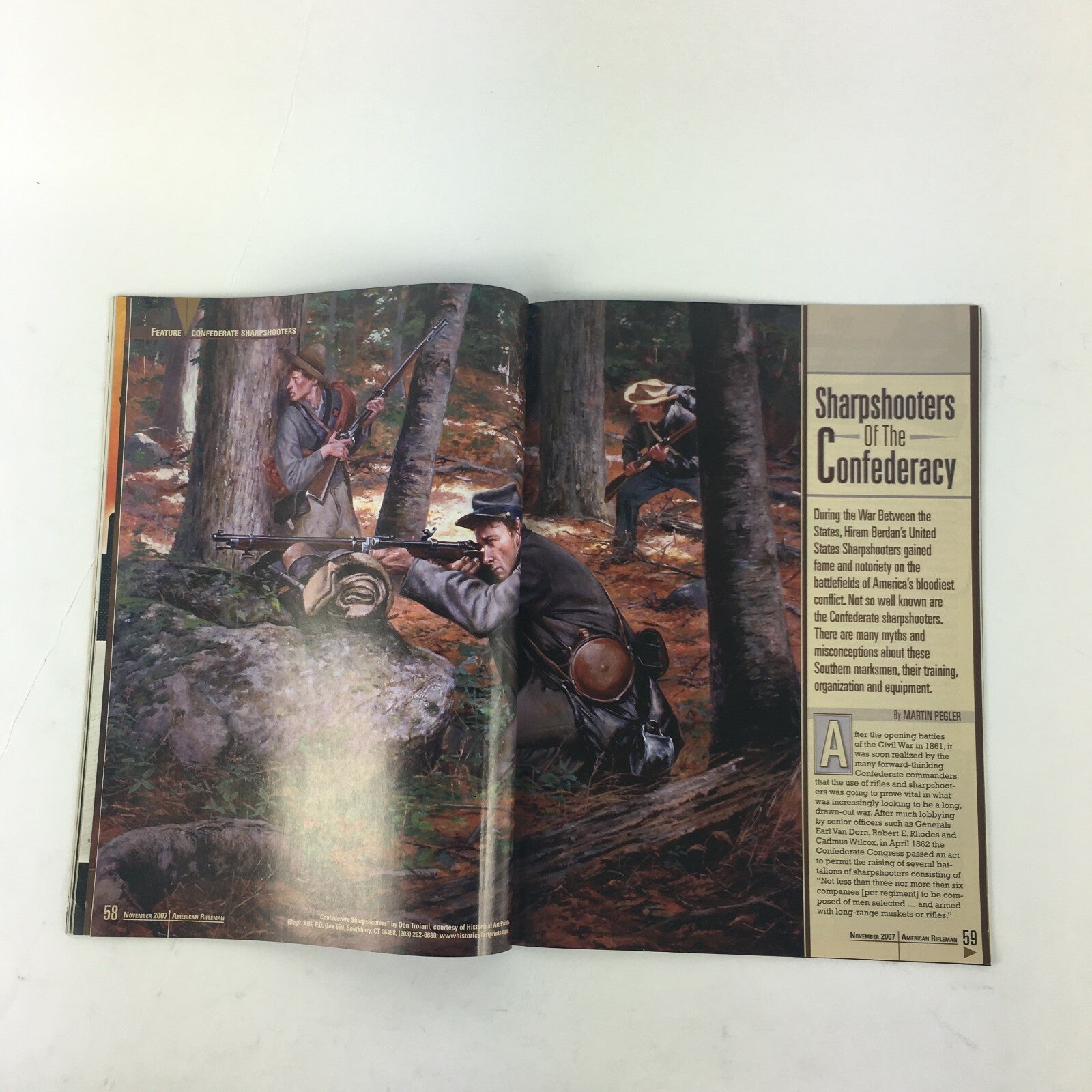 November 2007 American Rifleman Born of Africa Kimber's Caprivi .375 H&H Mag.