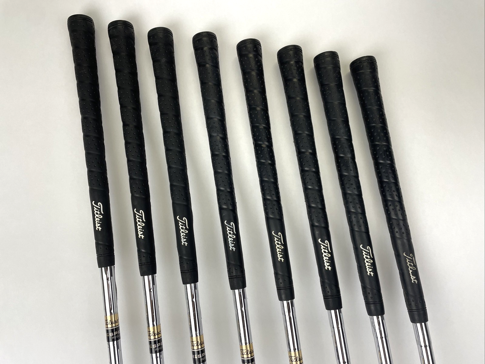 Titleist DCI 981 iron set 3 through pitching wedge Tri-Spec regular flex shafts original grips right hand golf clubs
