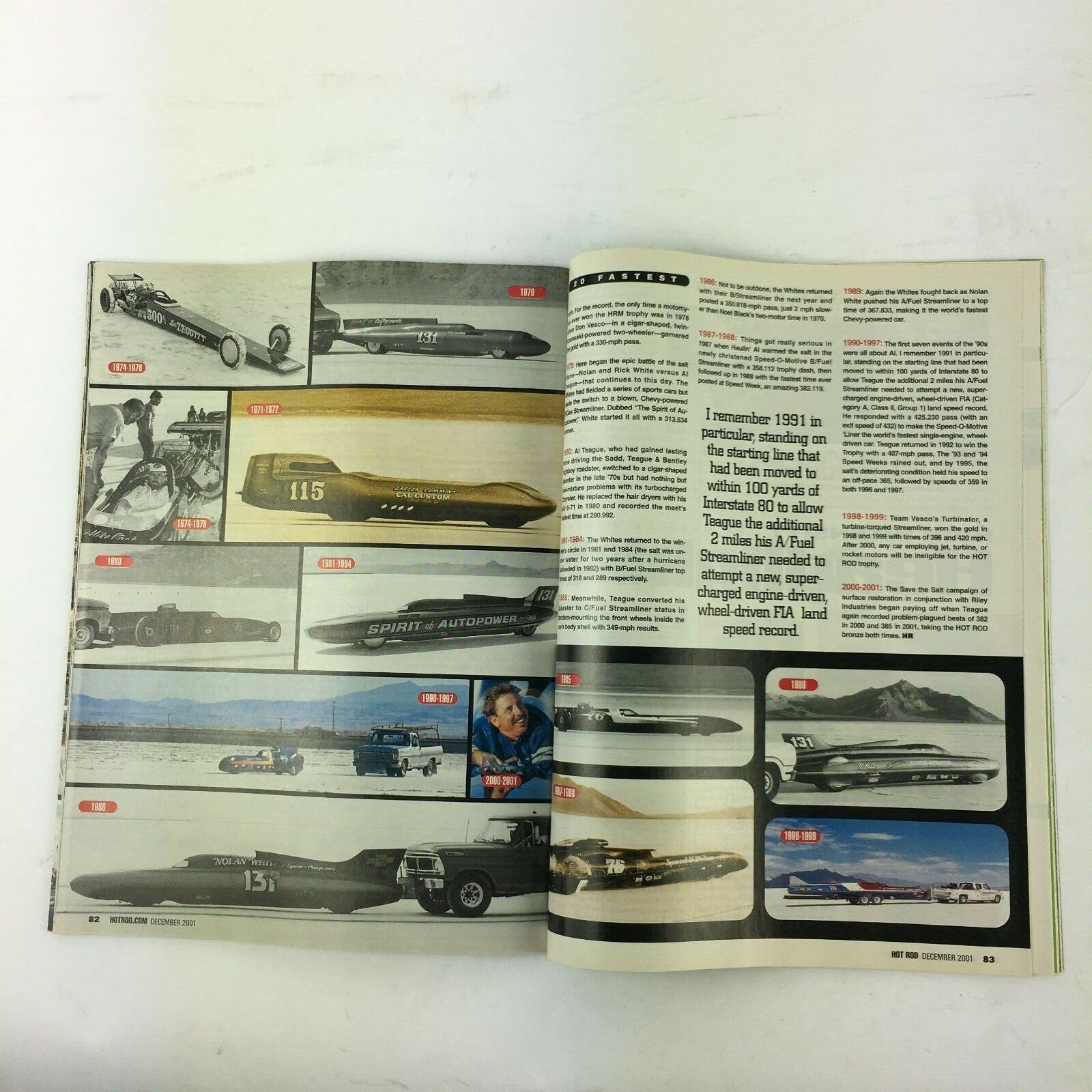 December 2001 Hot Rod Magazine 25+Best Home Built Cars Can Cheap Gas MakePower ?