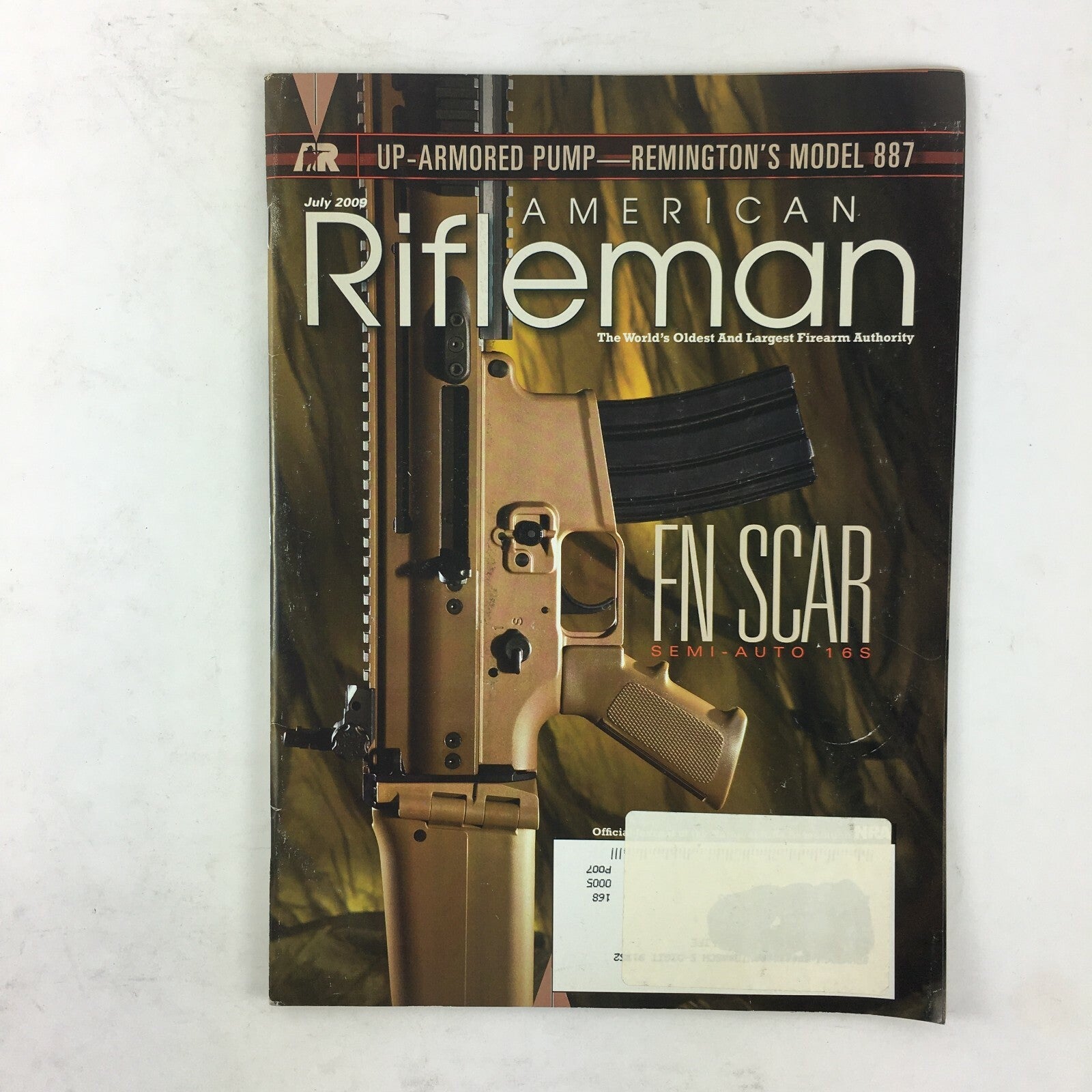 July 2009 American Rifleman Magazine FN Scar Semi Auto 16S Remingtons Model 887