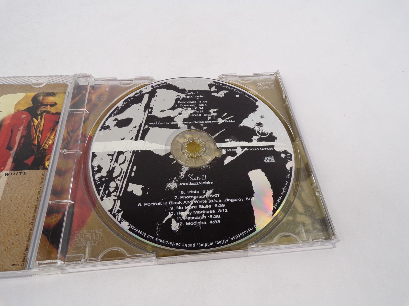 Joe Henderson Double Rainbow The Music Of Antonio Carlos Jobim Felicidade CD#71