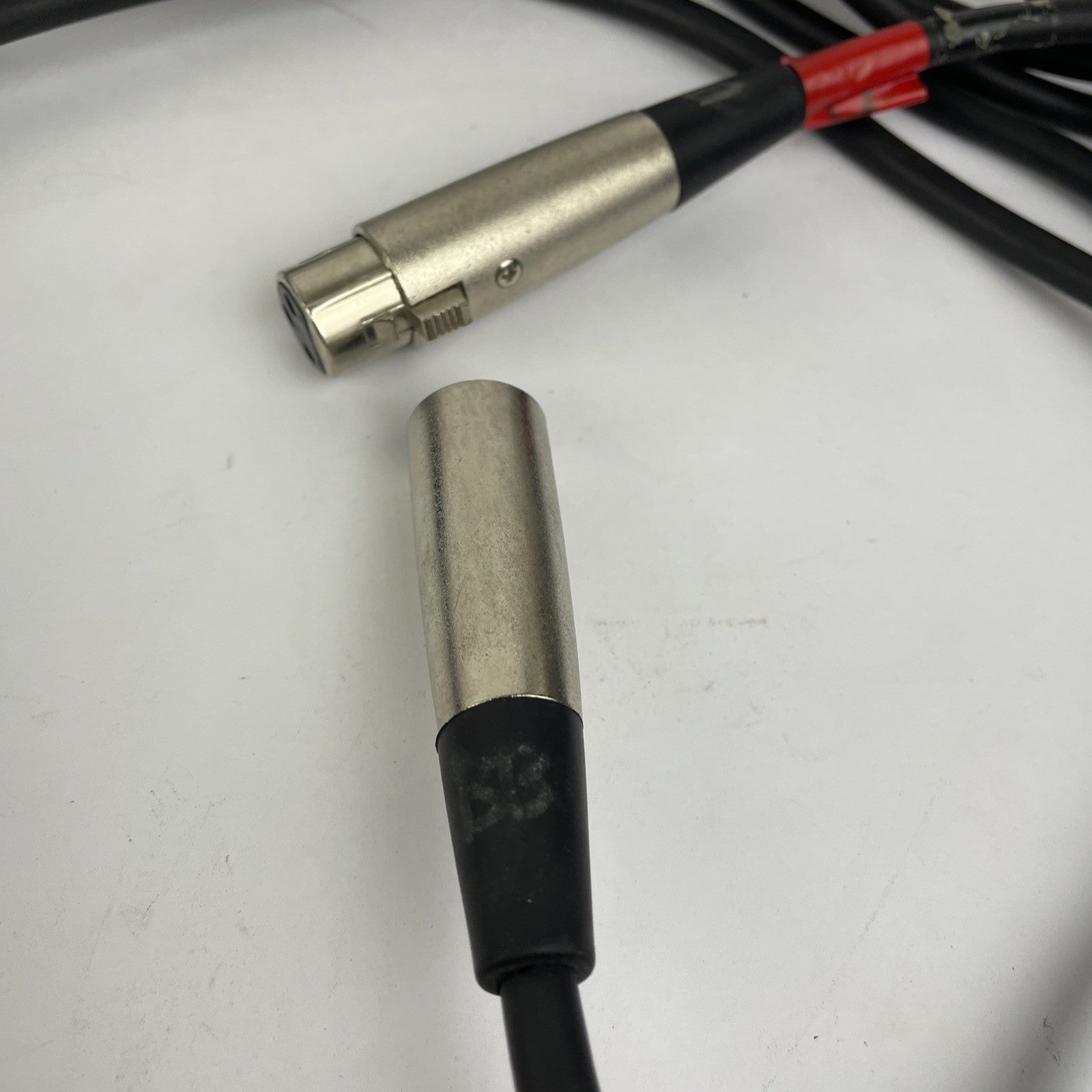 3-Pin Mini XLR Female to 3-Pin XLR Male Lavalier Microphone Cable Mic Cord 18'