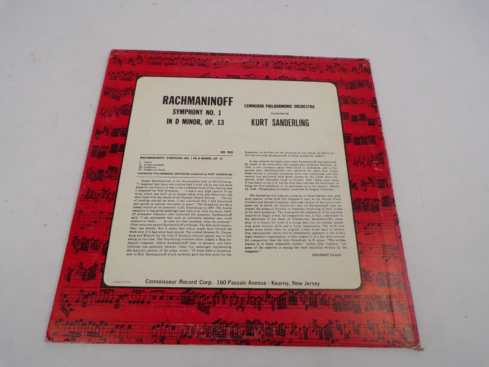 Rachmaninoff Symphony No.1 In S Minor, Op. 13 Leningrad Philharmonic Orchestra