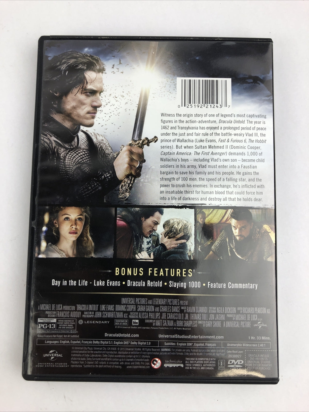 Universal PicturesDracula Untold (DVD, 2014) W Special Features -