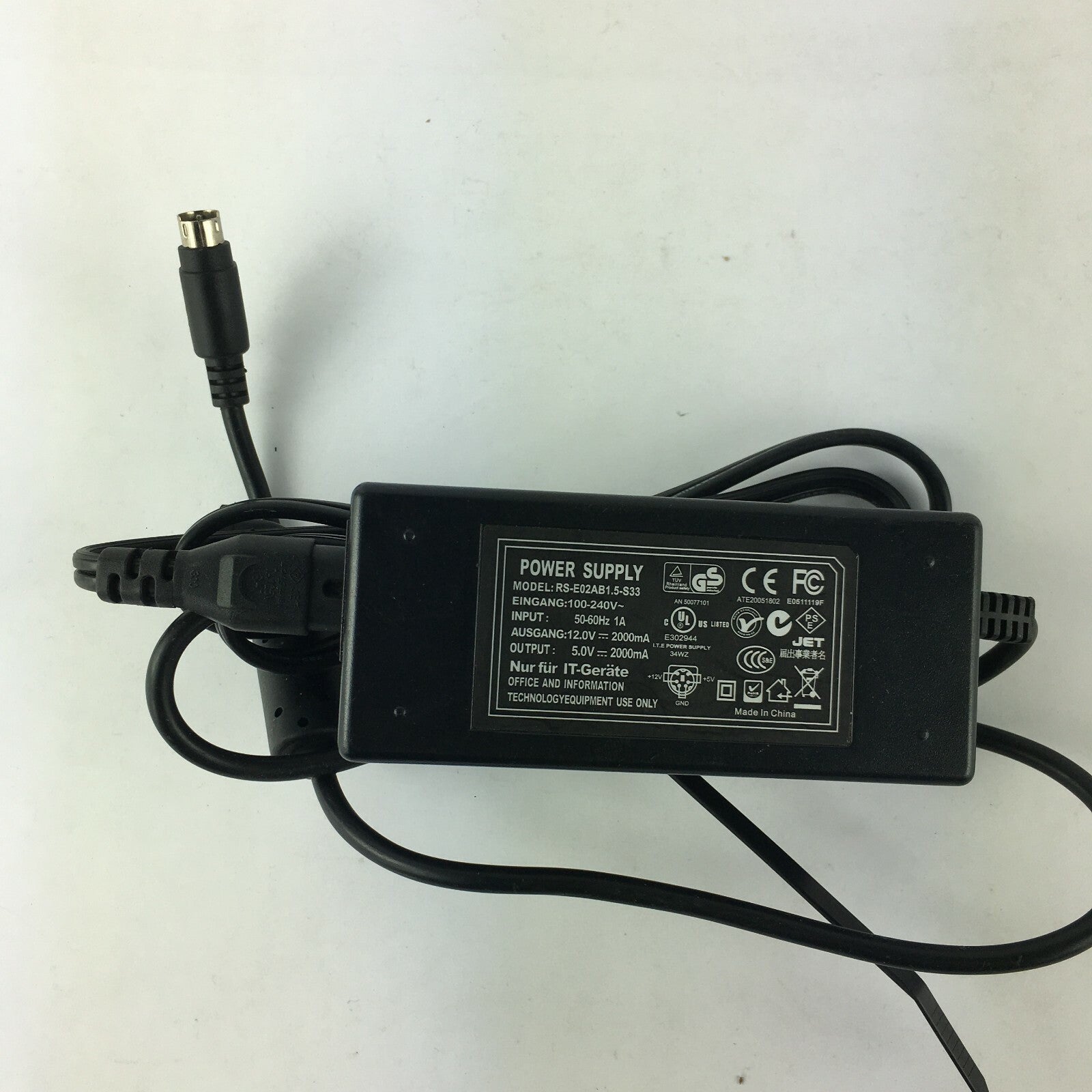 Genuine Nur fur RS-E02AB1.5-S33 Output 5.0V 2A Power Supply Adapter A17