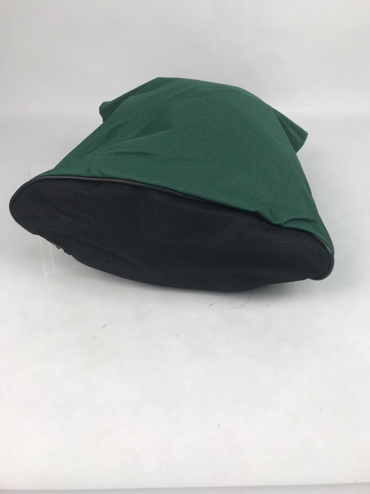 Tauck Tours Cloth Travel Bag Green And Black Zipper Key Ring Mesh Pouch New