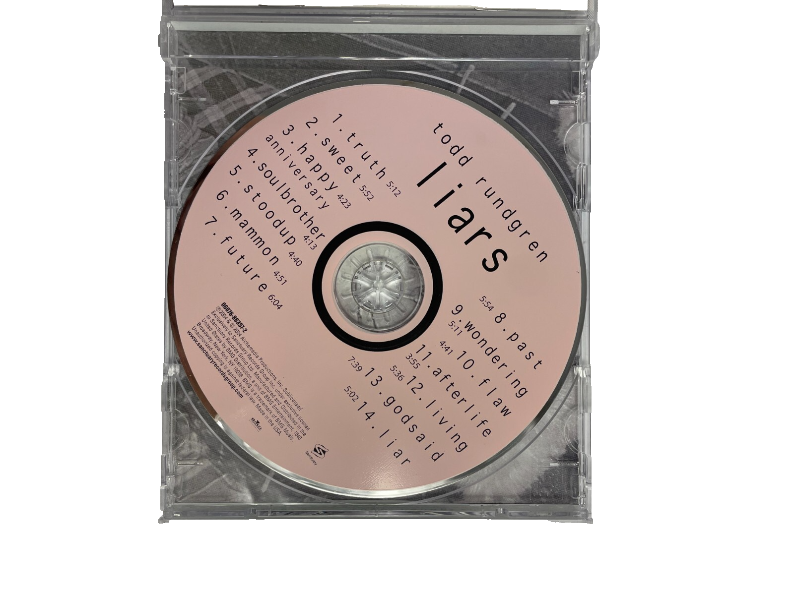 Todd Rundgren Liars Truth Sweet Happy Anniversary Soul Brother Stood Up CD#10