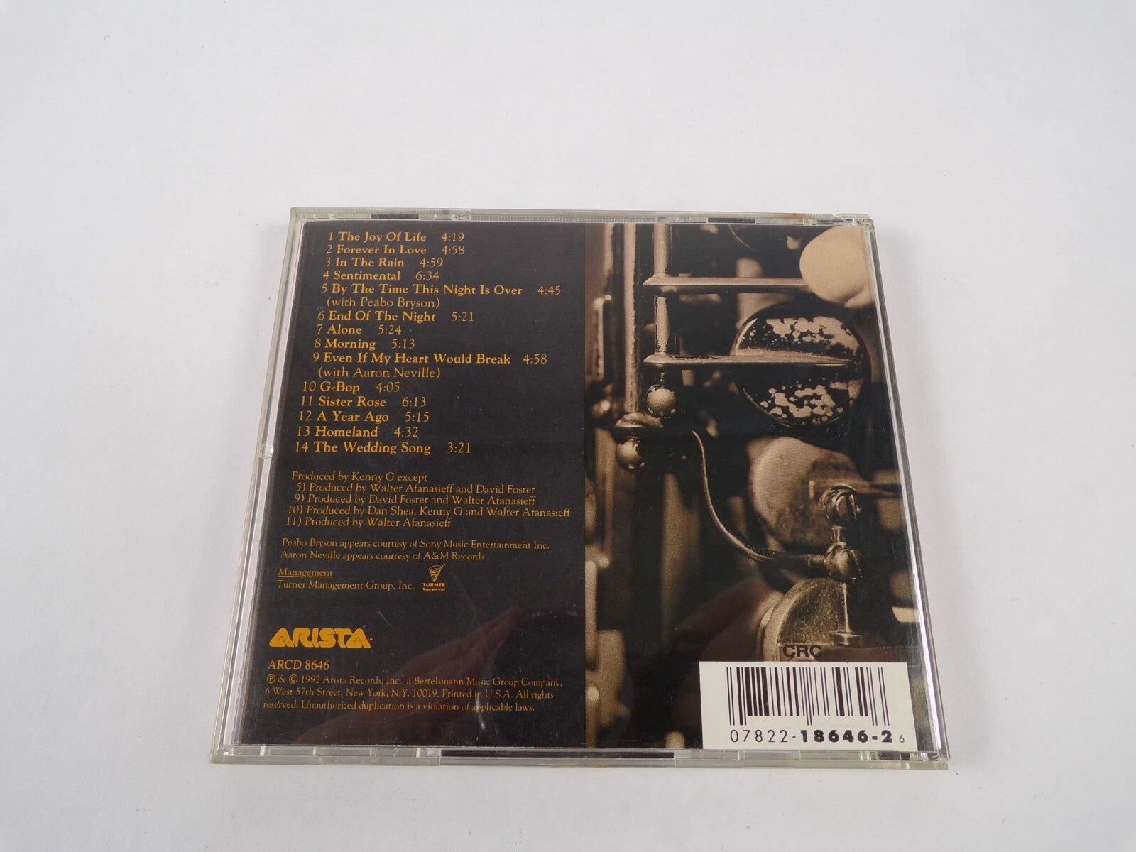 Kenny G Breathless The Joy Of Life Forever In Love In The Rain Sentimantal CD#12