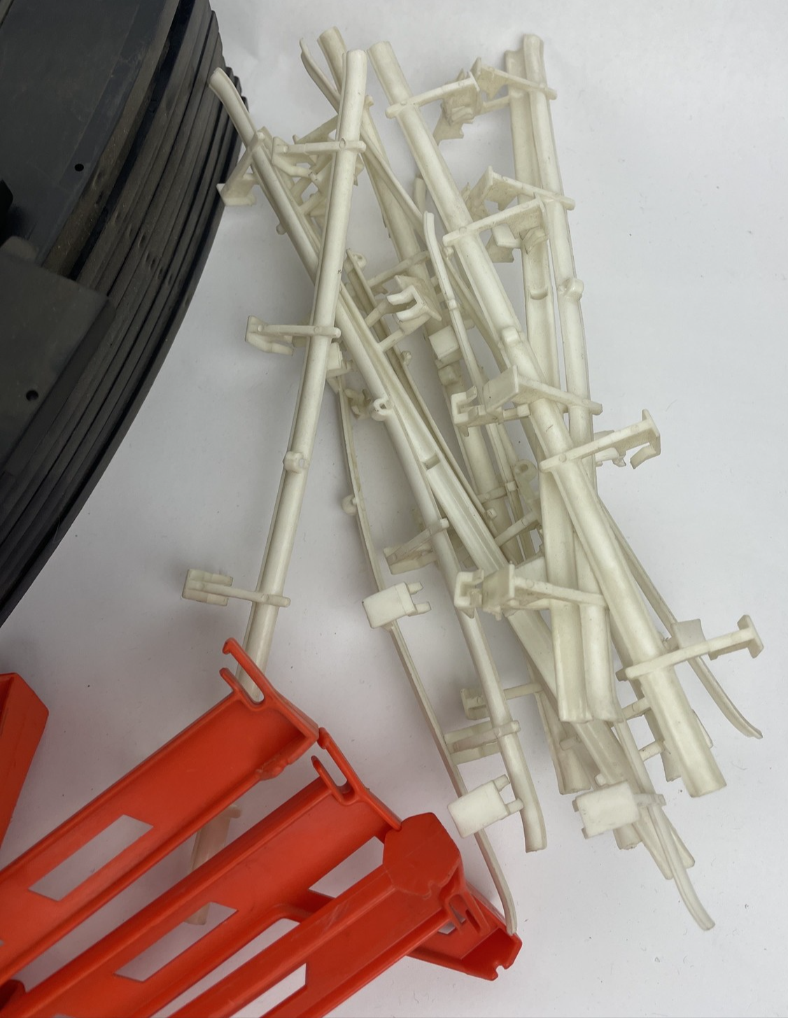 Vintage 1960's Eldon Hawthorne 1/32 Slot Car Track LOT Of 102 Pieces -Smoke Free