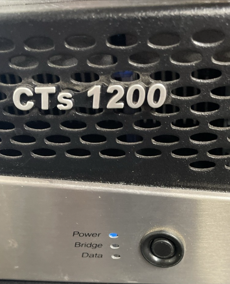 Crown Audio CTs 1200 Two-Channel Power Amplifier 120V-1000W 60HZ