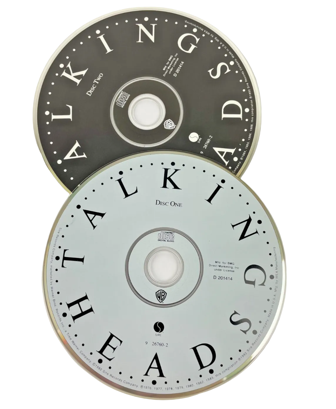 Talking Heads Popular Favorites 1976–1992 Digital Audio CD Sire Records 1992