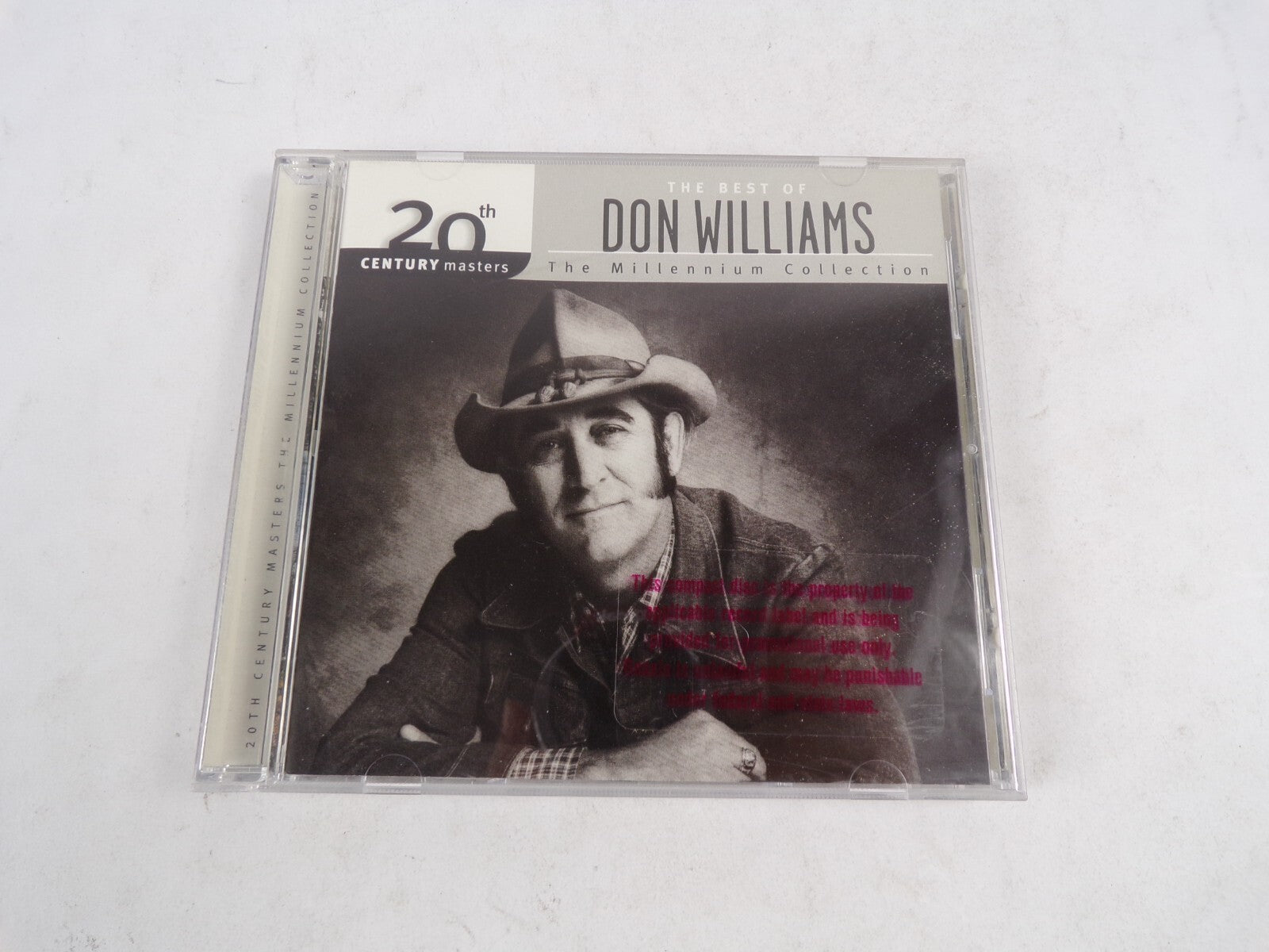 Don Williams The Millennium Collection Say It Again Tulsa Time Good Ole  CD#54