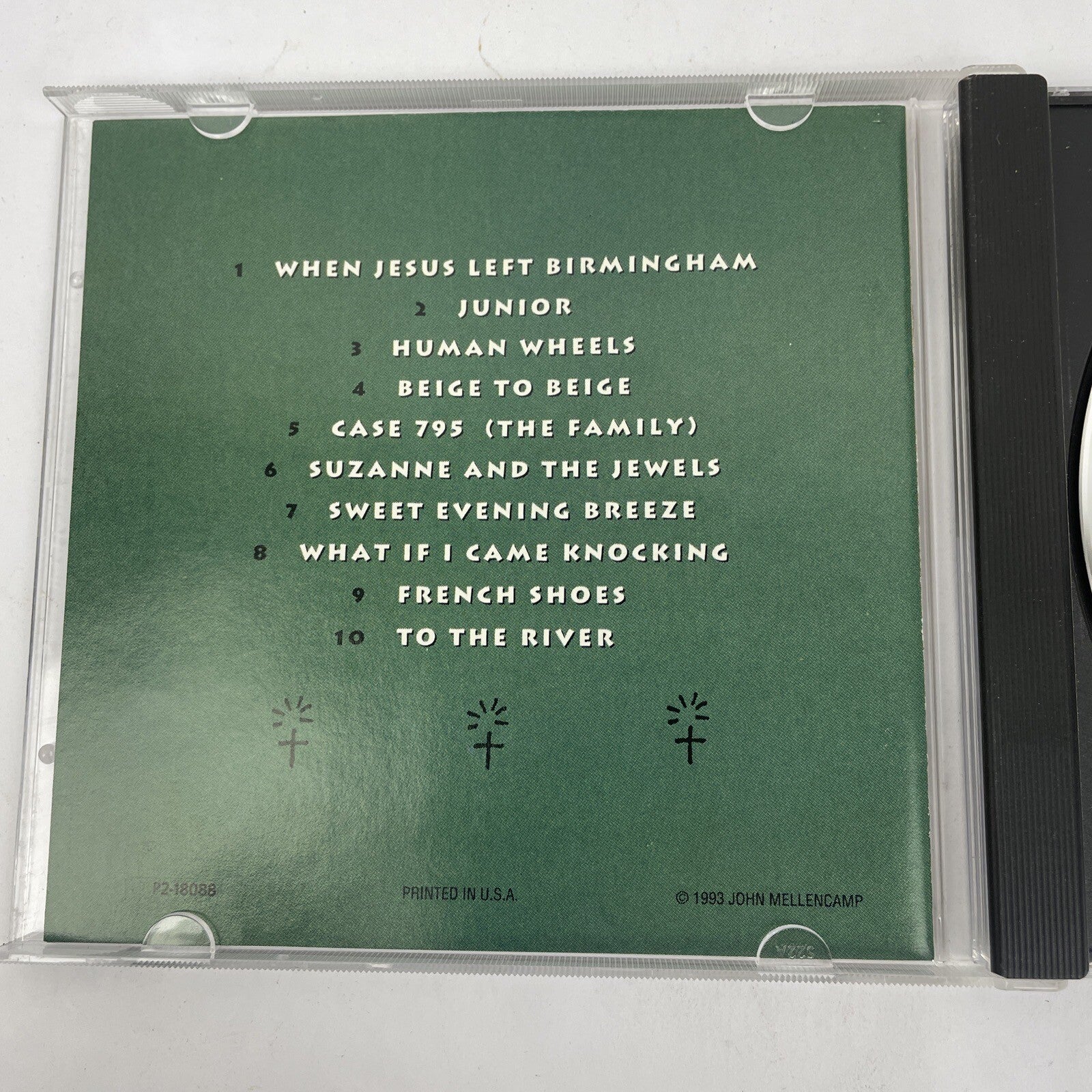John Mellencamp “Human wheels” (Digital Audio CD) 1993 10 Tracks - VGC