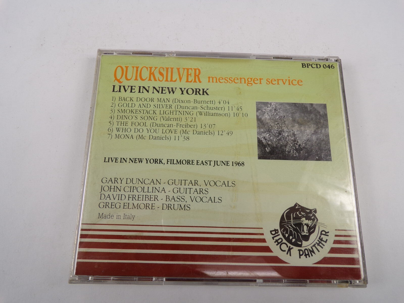 Quicksilver Live In New Your Gold And Silver Duncan Schuster Mona CD#21