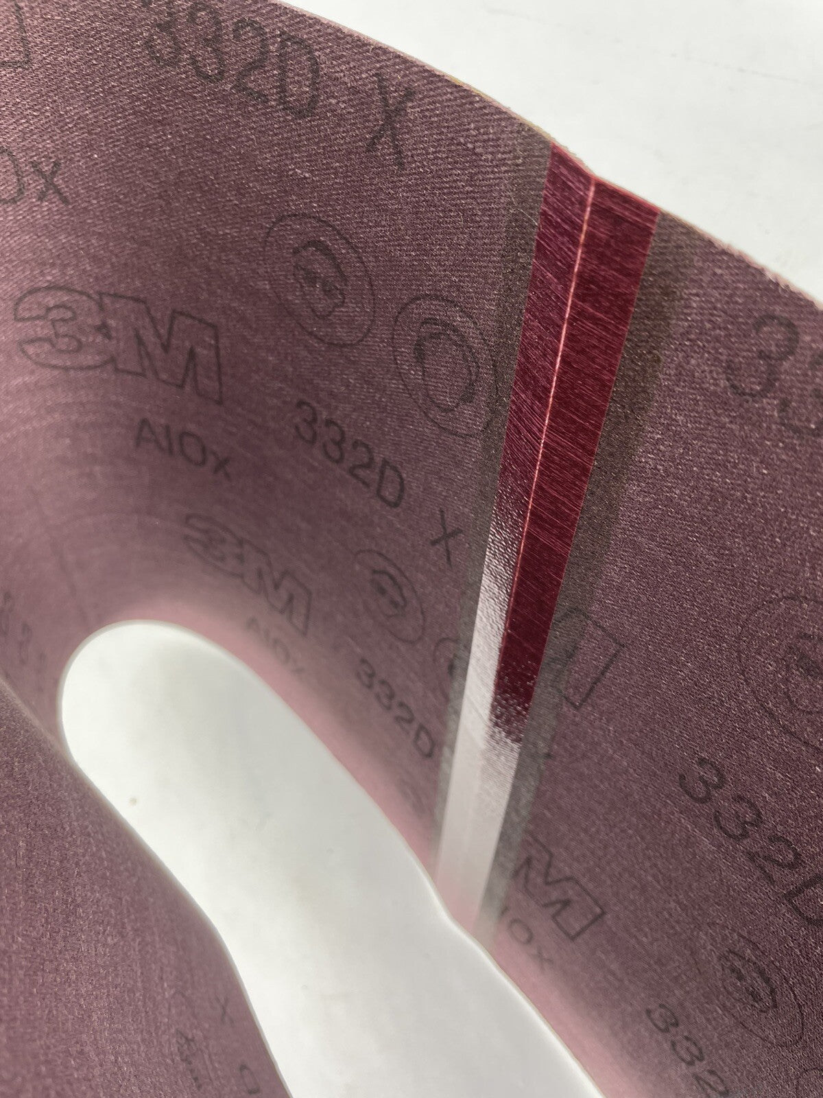 3M Cloth Belt film-LOK 332D sanding belt sleeve 120 grit  9" x 25 3/4” - 10 pack