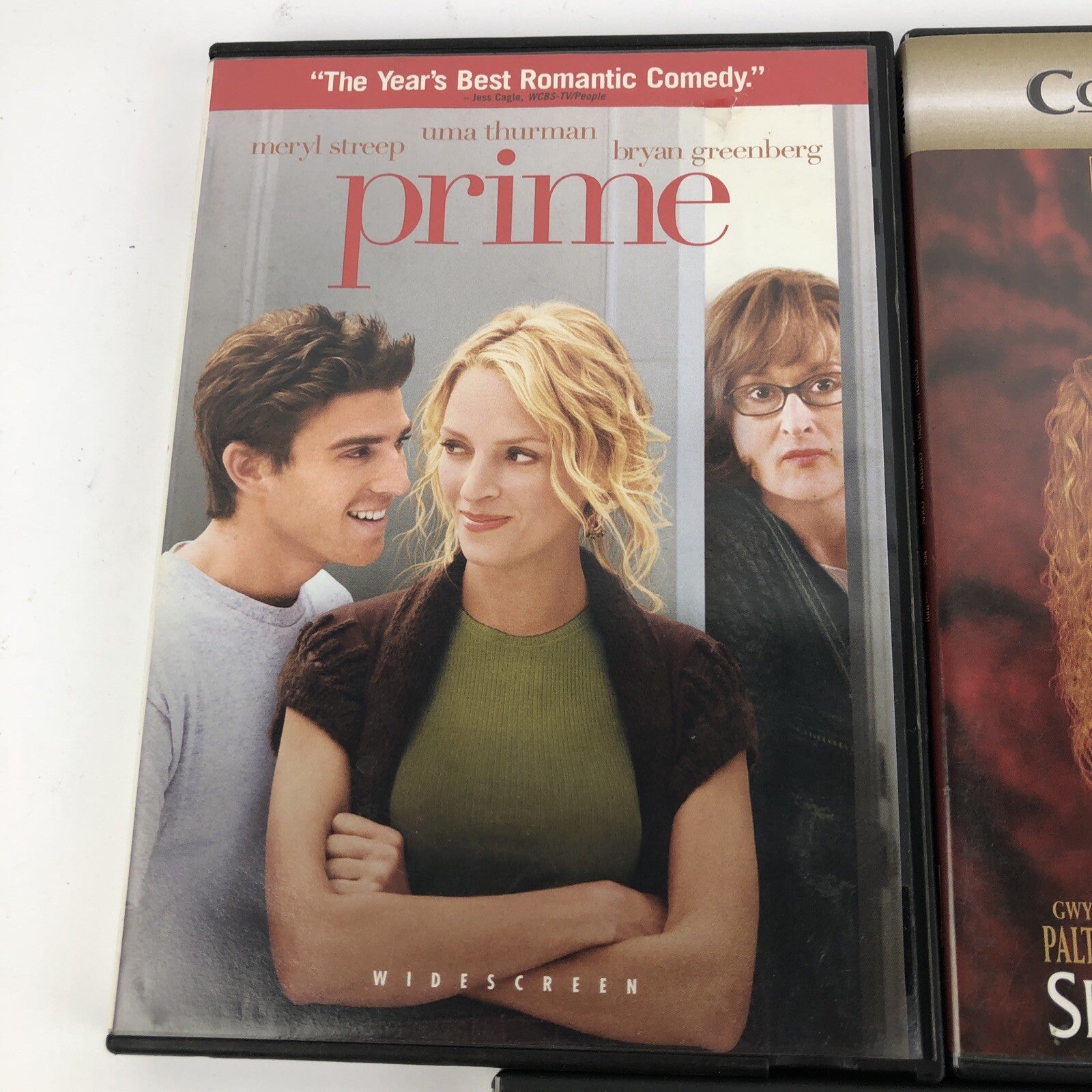 3 x Rom-Com Romantic Comedy Movies DVD - Sweet Home Alabama, Prime, Shakespeare