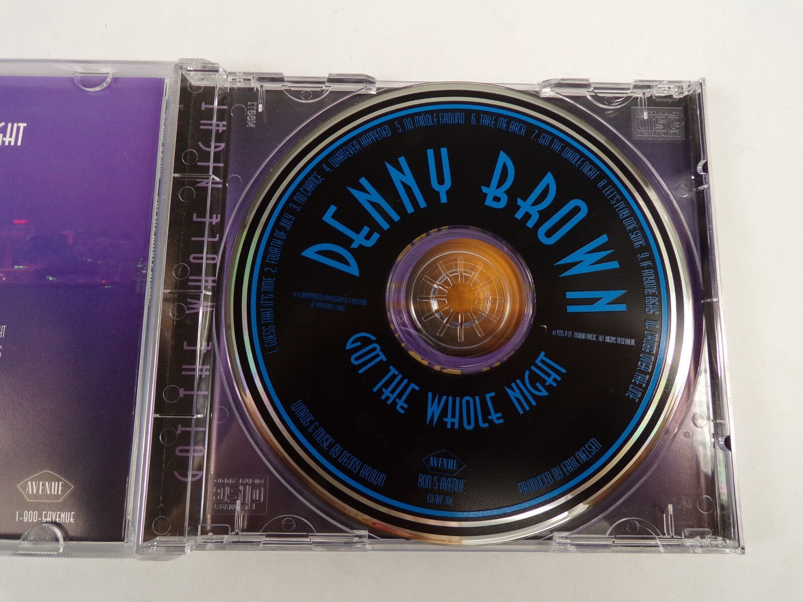 Denny Brown Got The Whole Night  Take Me Bach CD#49
