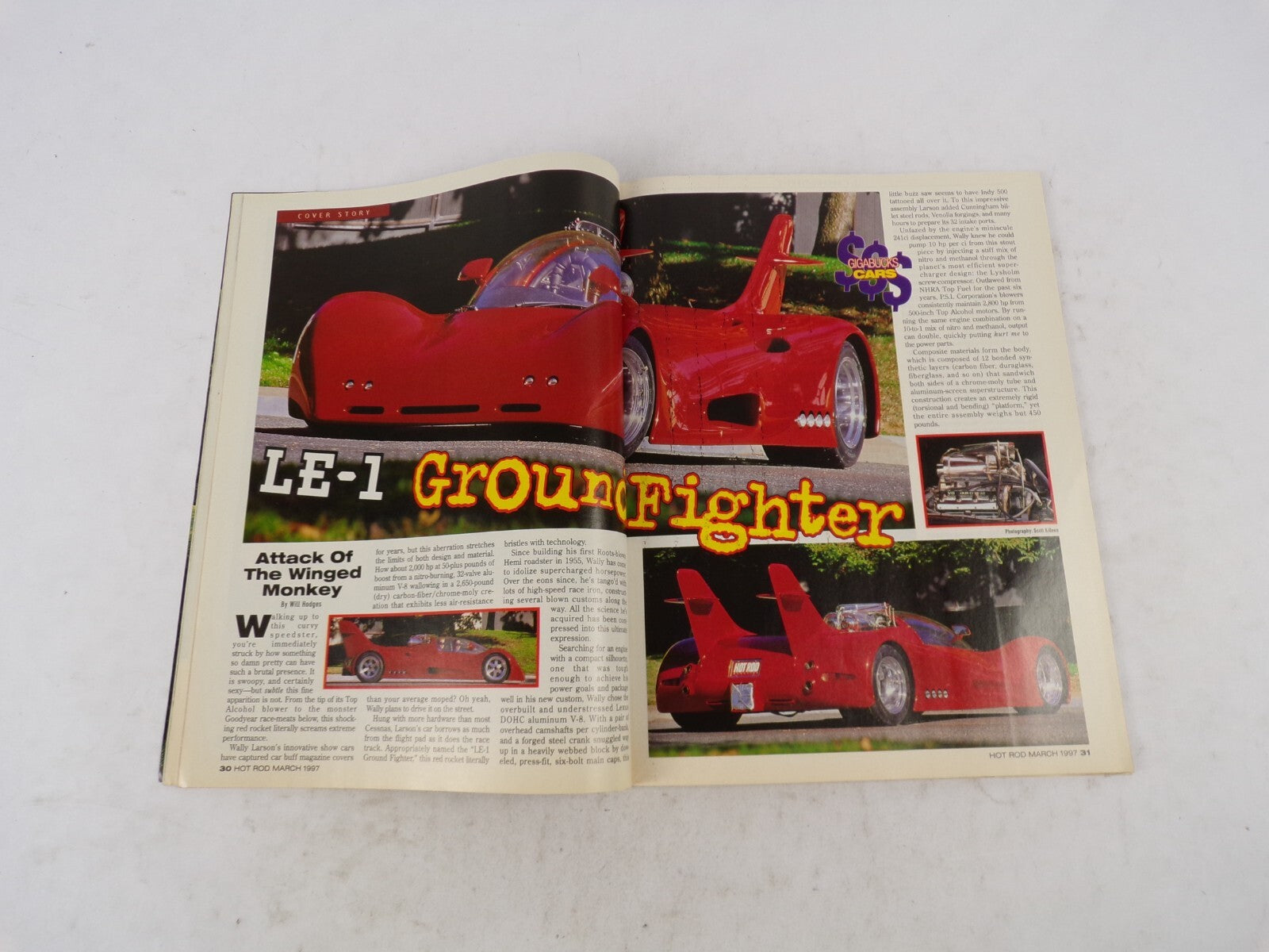March 1997 Hot Rod Gigabucks Cars!!! Too Much Isn't Enough Inside Pro Street &
