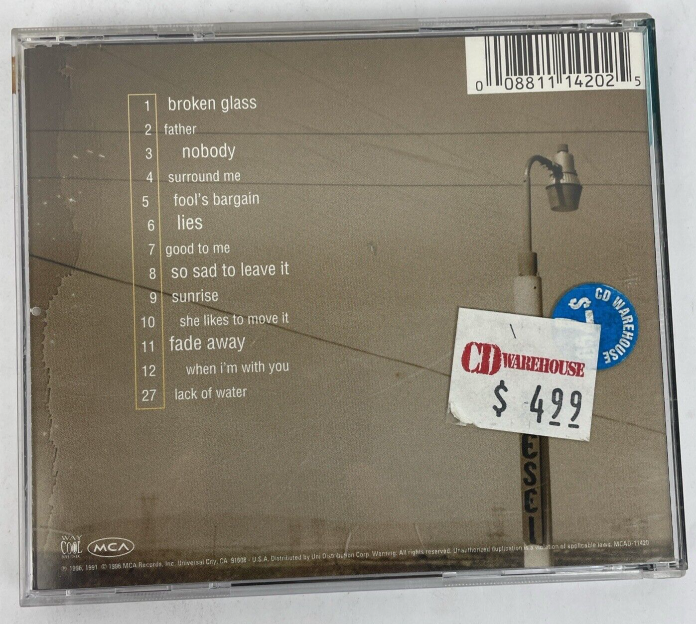 The Why Store, Self Titled ( Digital Audio CD ) , MCA Records 1996 - UVW