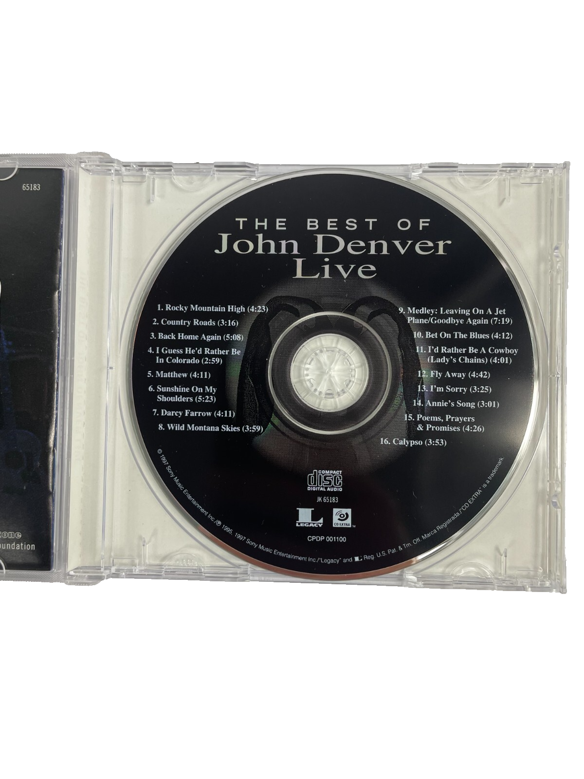 The Best of John Denver Live Rocky Mountain High Country Roads Matthew CD#14