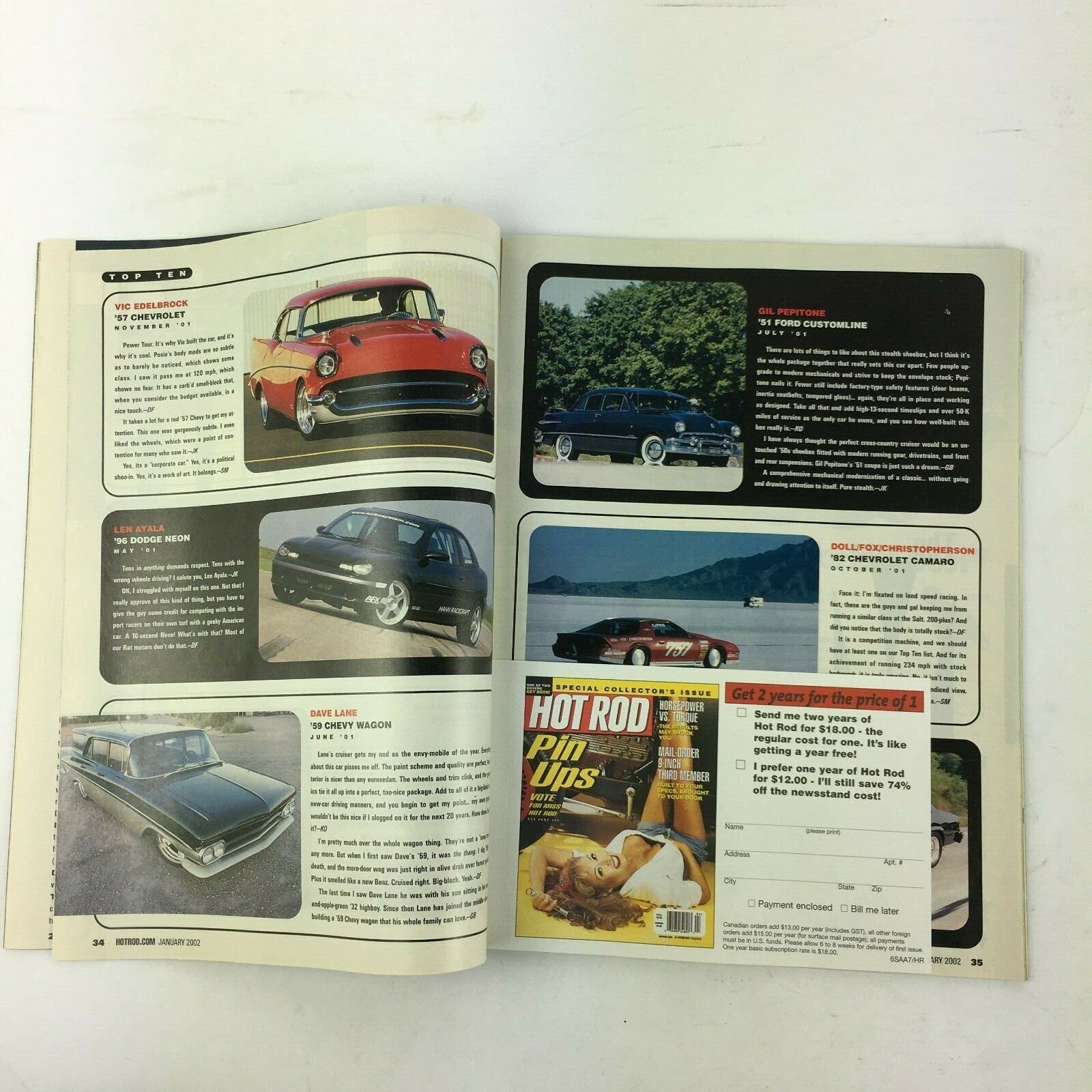 January 2002 Hot Rod Magazine Shootout 19 Carburetors 7 intakes 1 Engine 