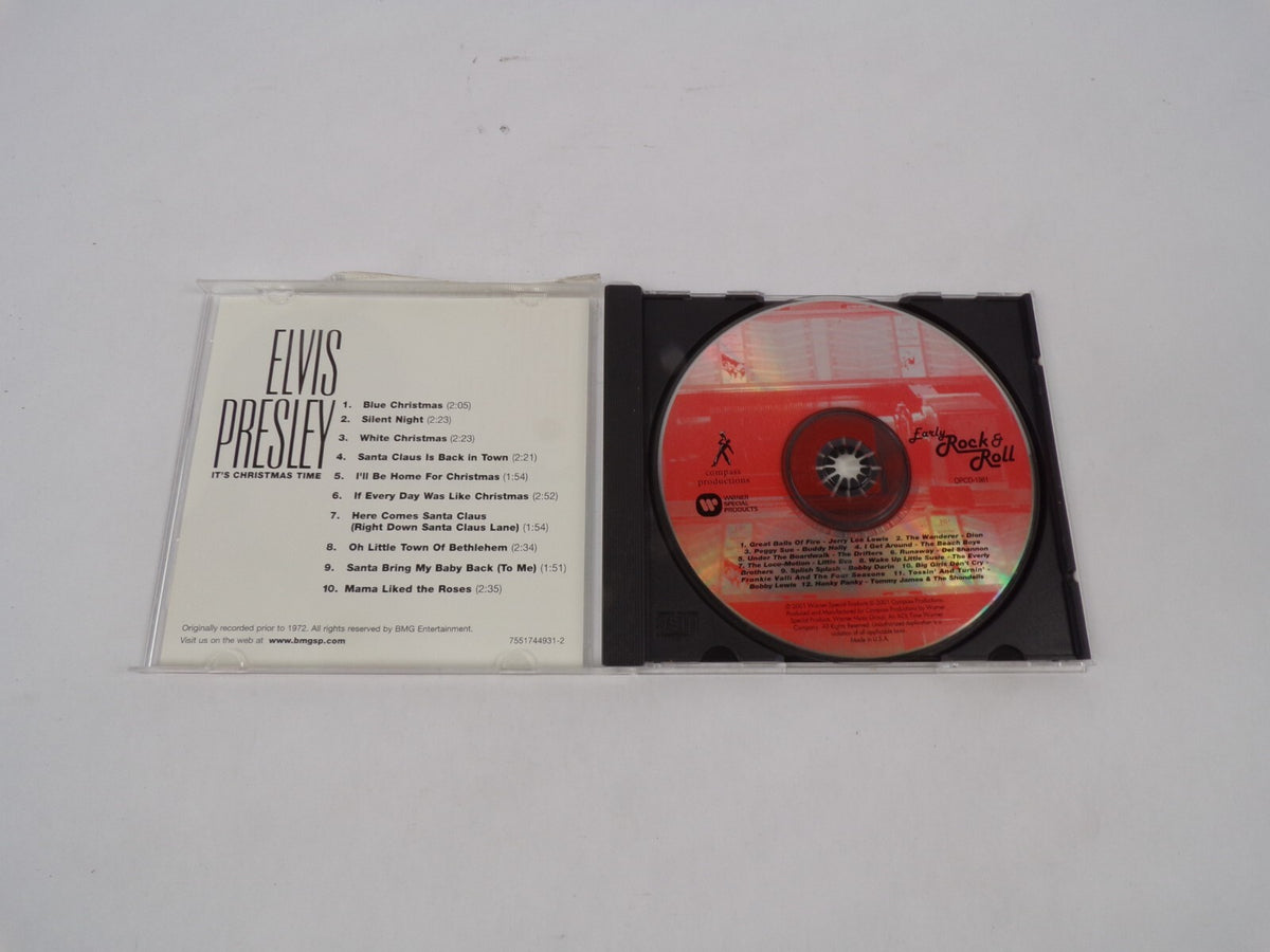 Elvis Presley It's Christmas Time Blue Christmas Silent Night White Christ CD#67