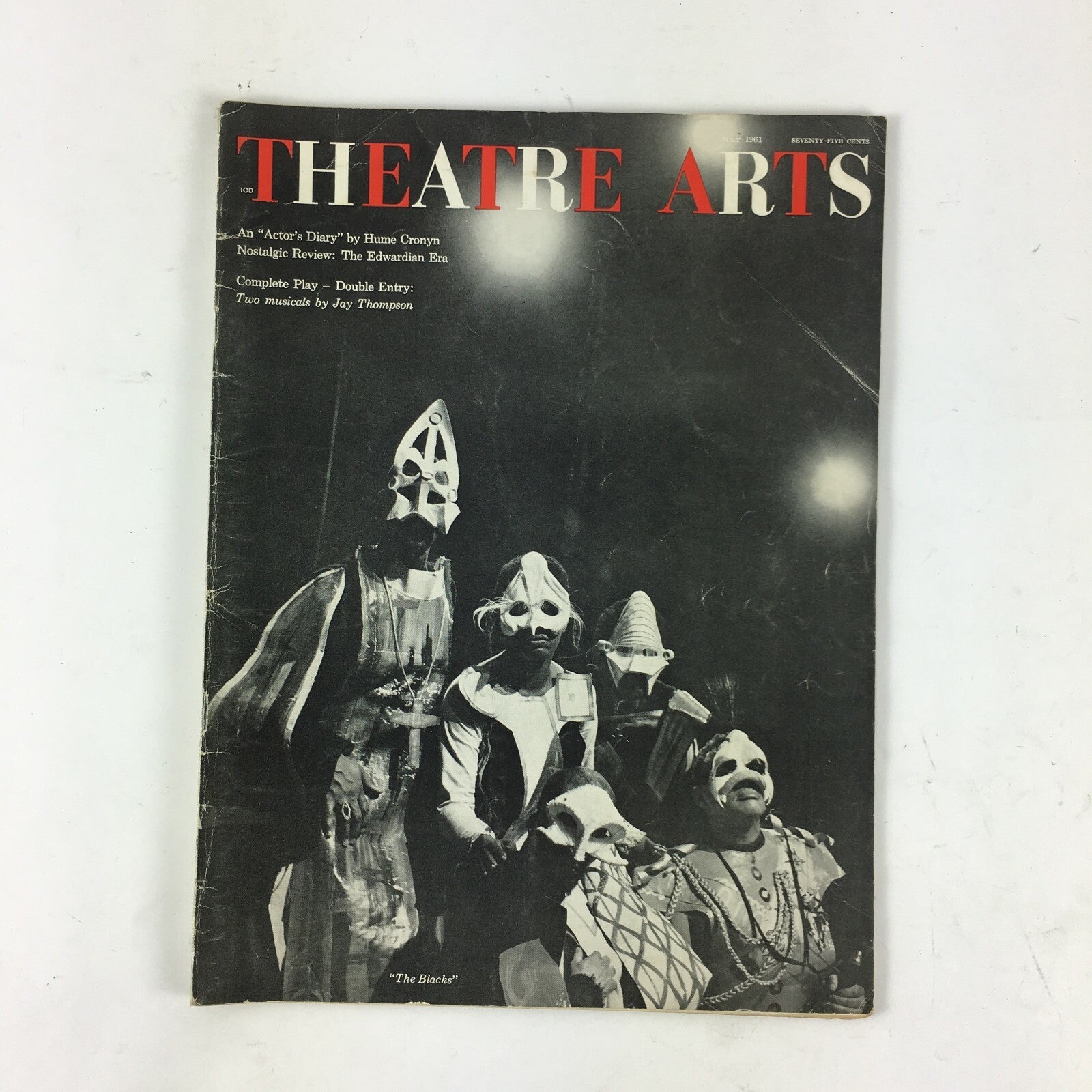 July 1961 Theatre Arts Magazine An Actor's Diary by Hume Cronyn Edwardian Era