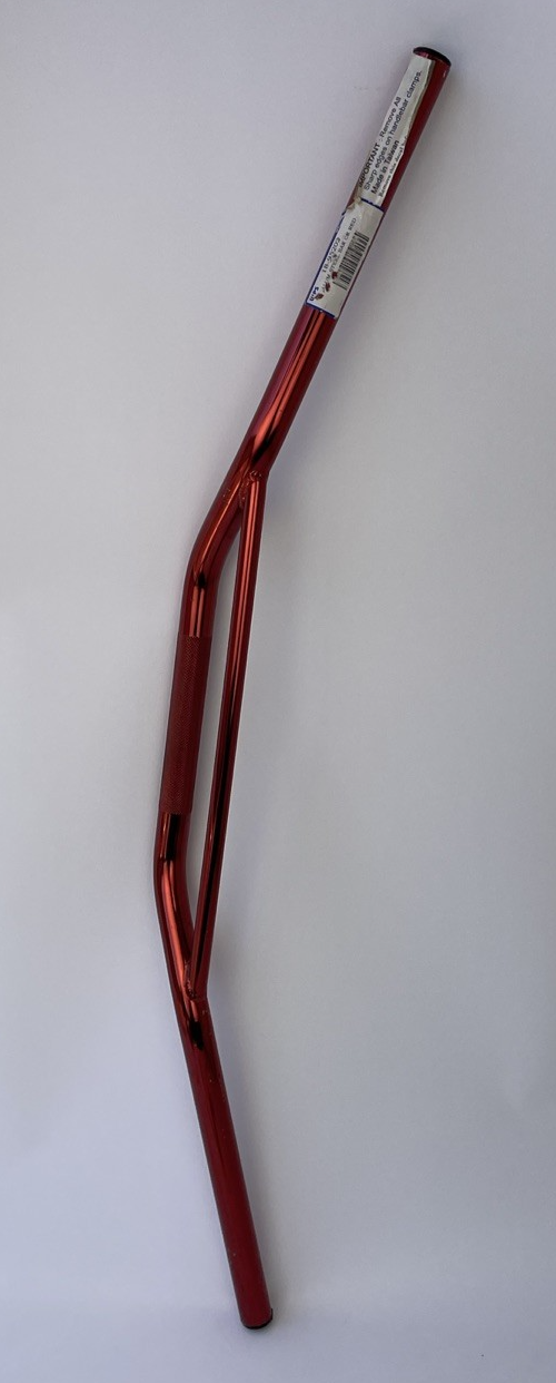 Emgo By WPS 7/8" Handlebar Low Buckhorn 18-95202 ALUM_STEEL BAR CL RED 31.5" NOS