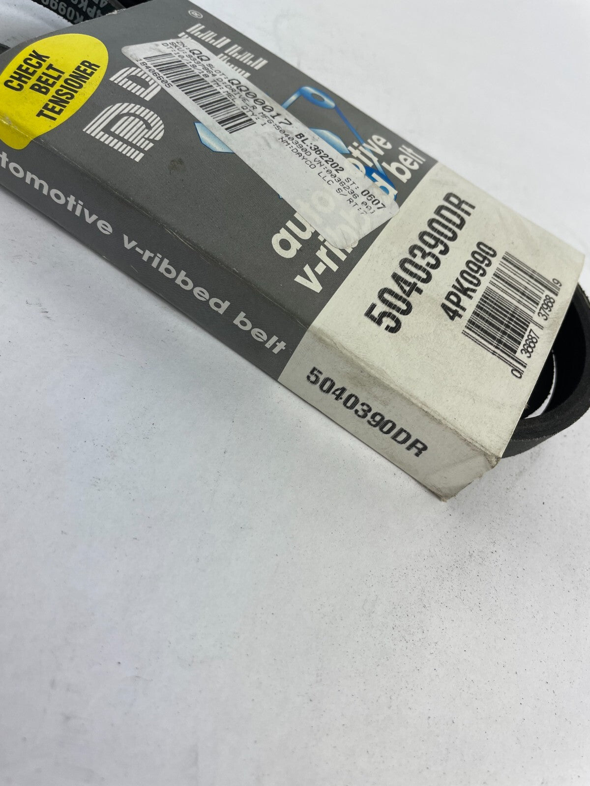 OEM Dayco Drive Rite 5040390DR 4PK0990 Check Belt Tensioner A10
