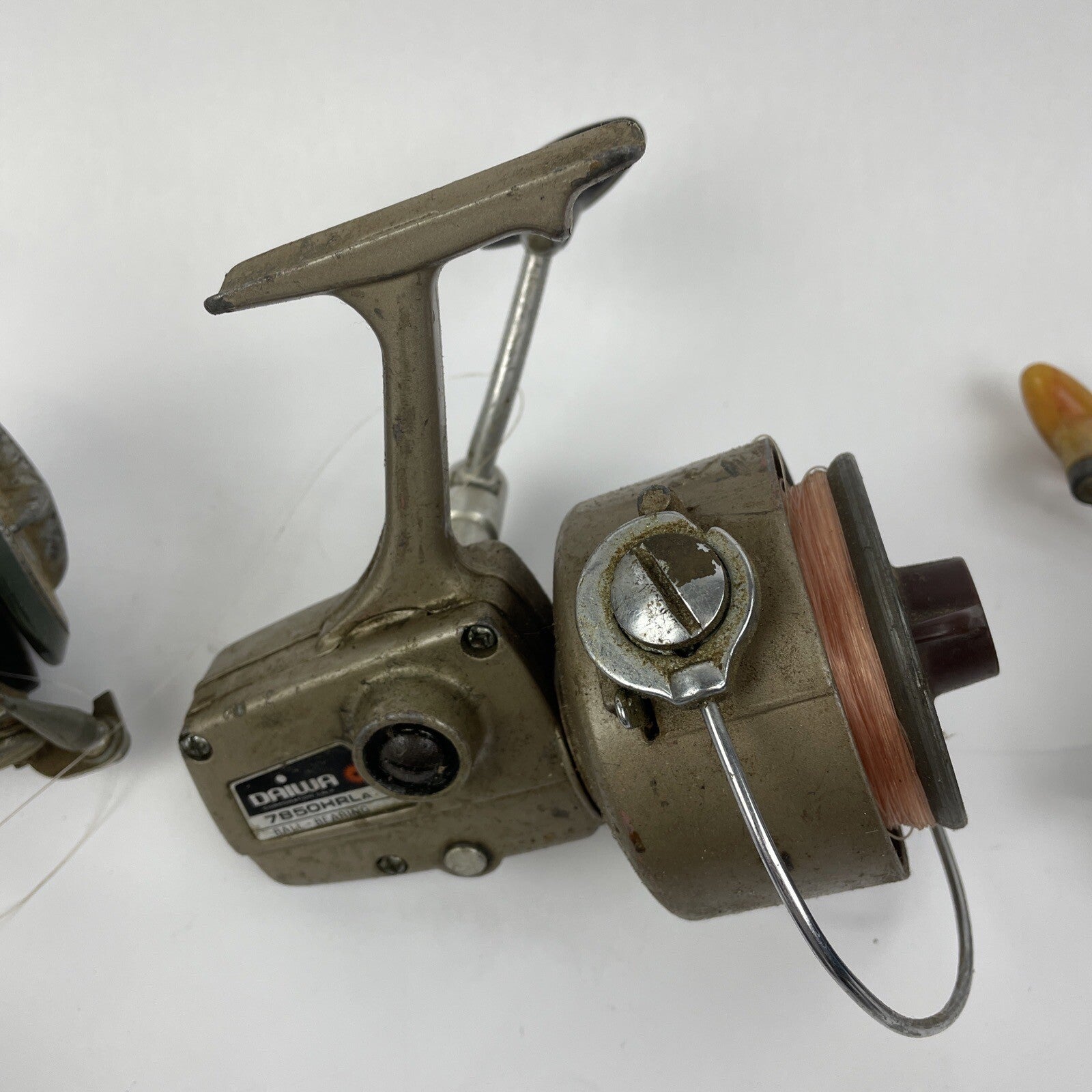 Vintage Spinning Reels - Lot of 7 x Langley SpinFlo Spinator Daiwa 7850 COMPAC95